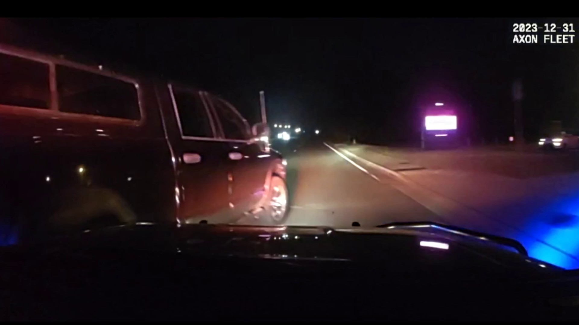 Dash cam shows car pull in front of semi-truck