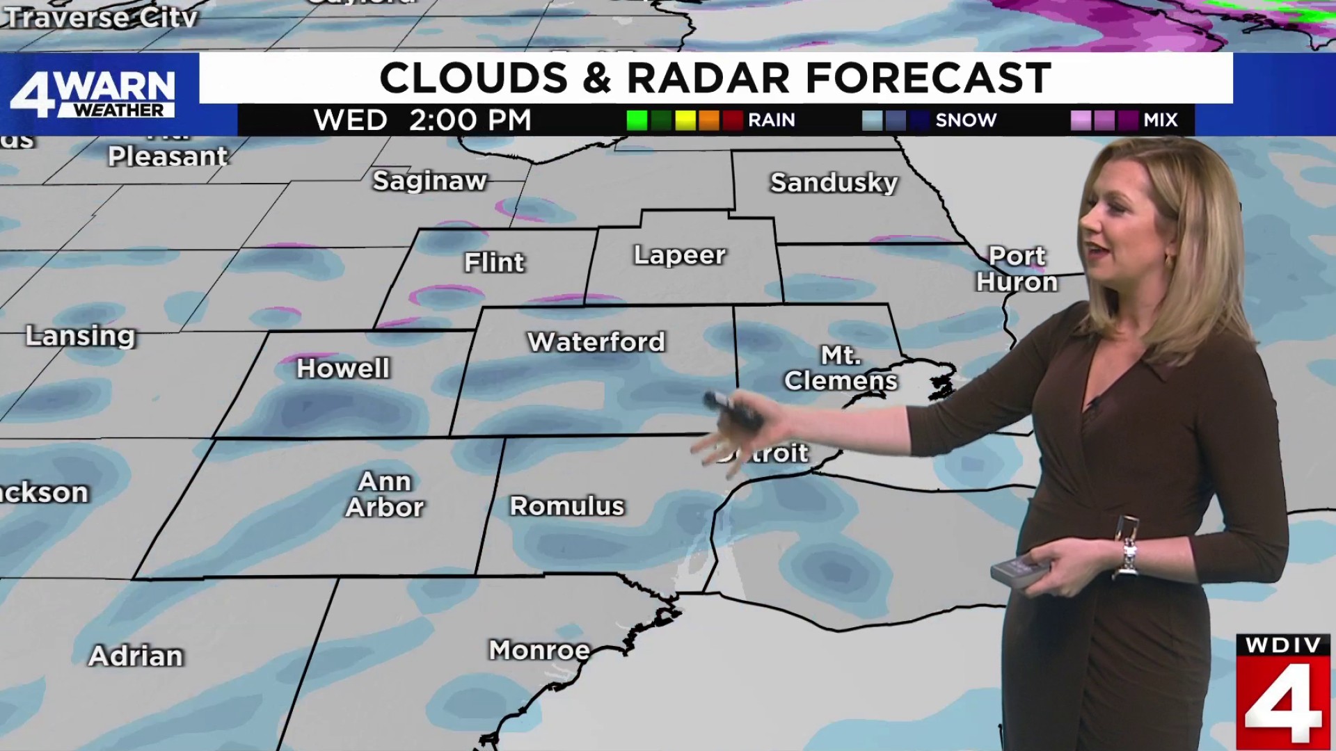 Cold front brings chilly temperatures, chance of snowflakes