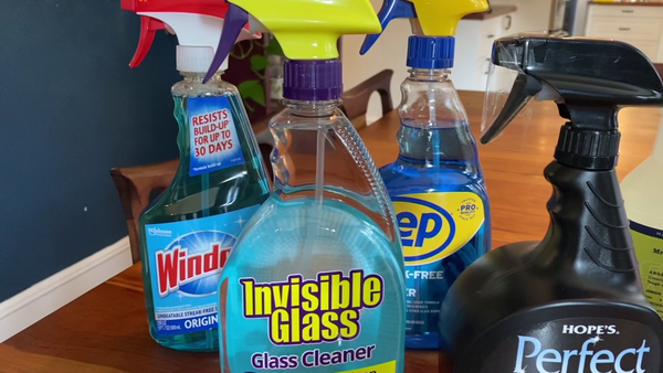 Glass cleaner tests reveal clear winner