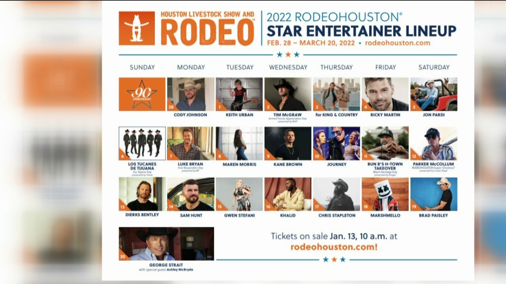 Houston Rodeo Schedule 2022 Ready 2 Rodeo? Gwen Stefani, Khalid, And Tim Mcgraw Among Rodeohouston's  Star-Studded 2022 Entertainment Lineup