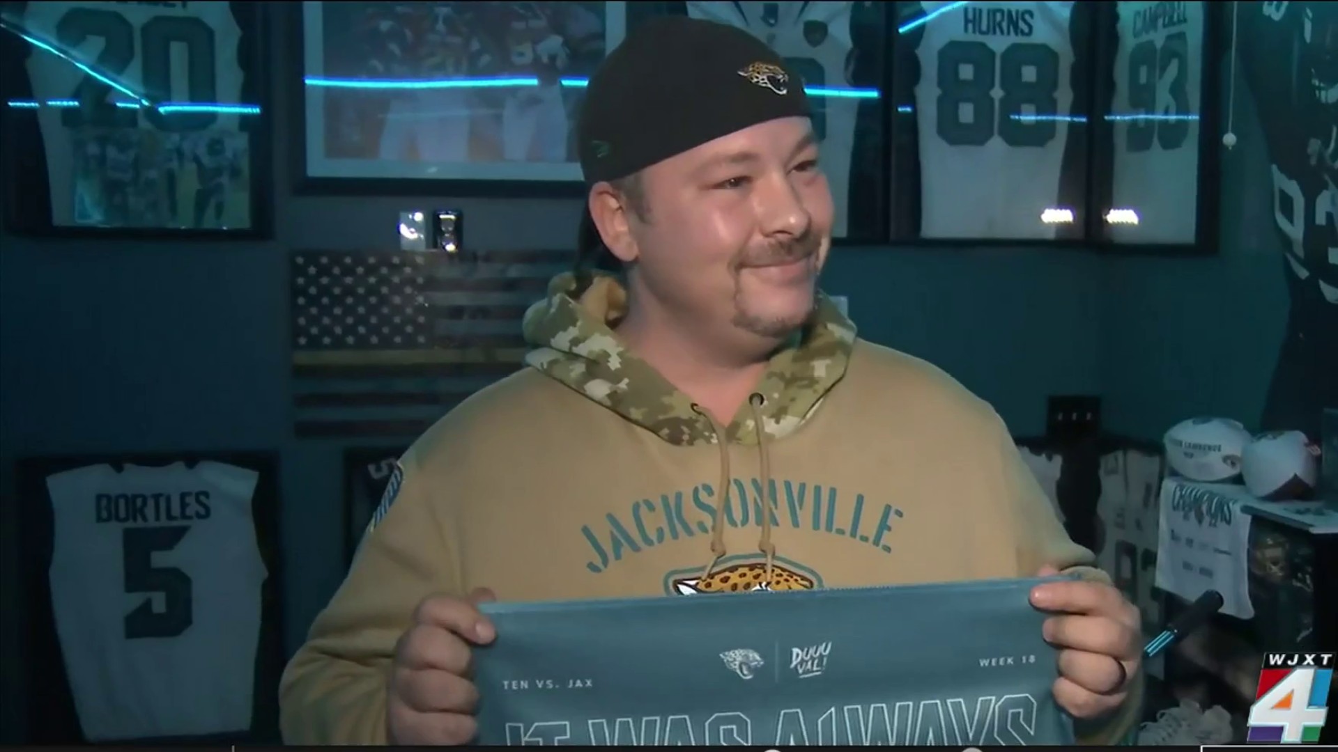 Jaguars superfan expects thousands will show up in Kansas City for playoff  game