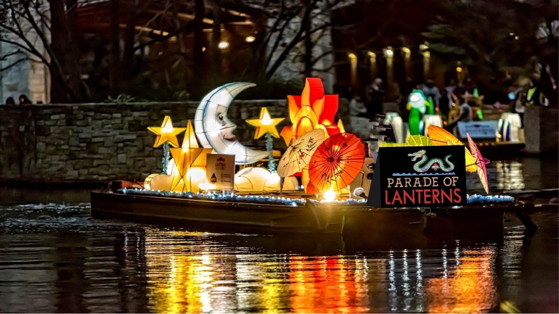 Giant lanterns will illuminate the San Antonio River Walk for 2 weekends  during Ford Parade of Lights