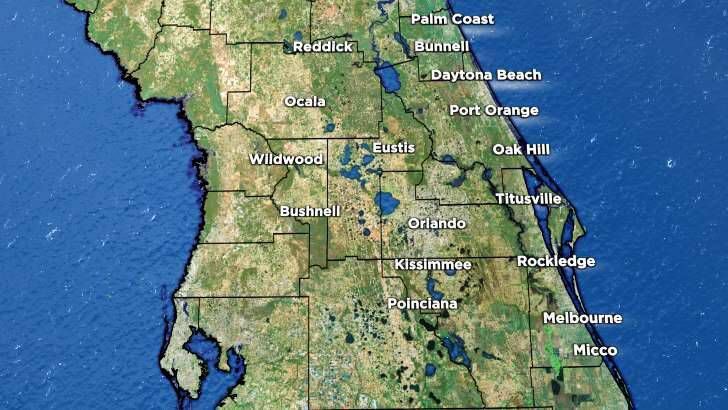 A cold front is expected to increase rain chances across Central Florida