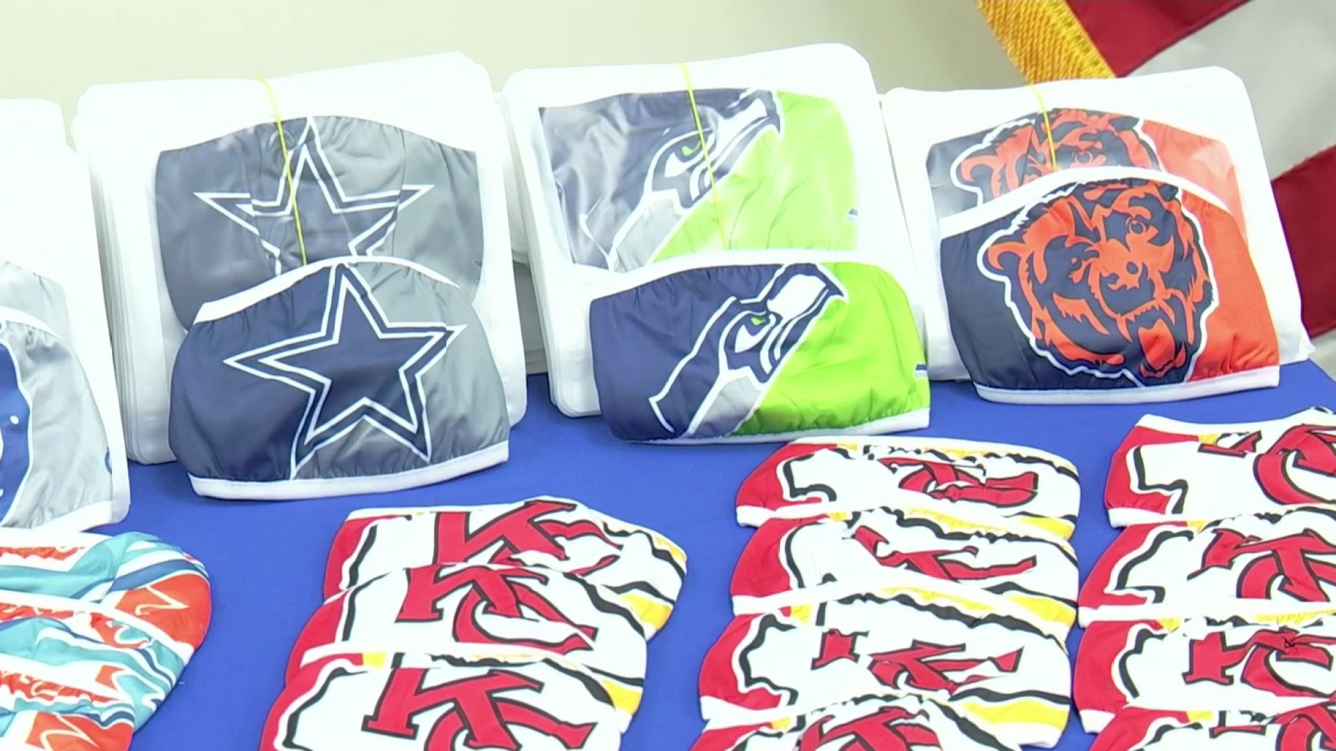 Law enforcement crack down on counterfeit Super Bowl merchandise