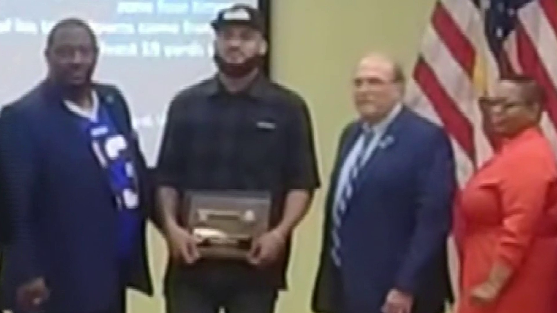 Bills receiver Gabriel Davis receives key to city in his hometown of  Sanford, Fla.