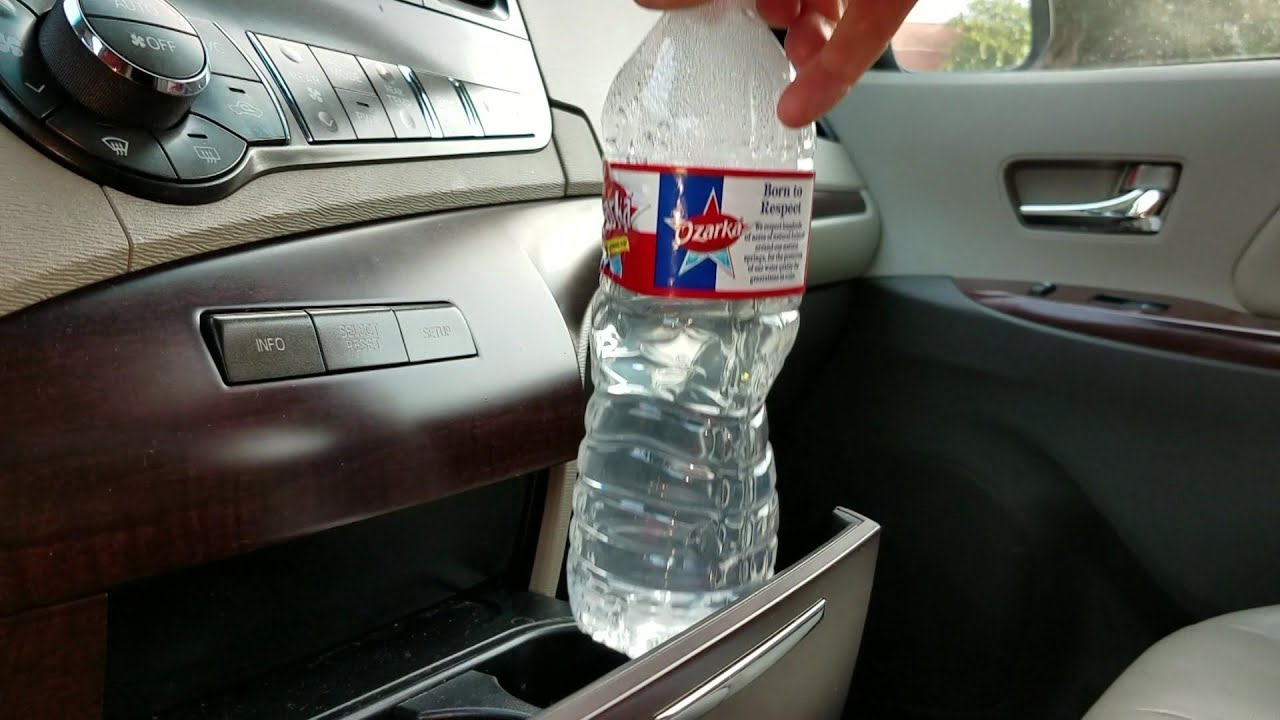 Warning: Leaving water bottle in a car can be fatal!