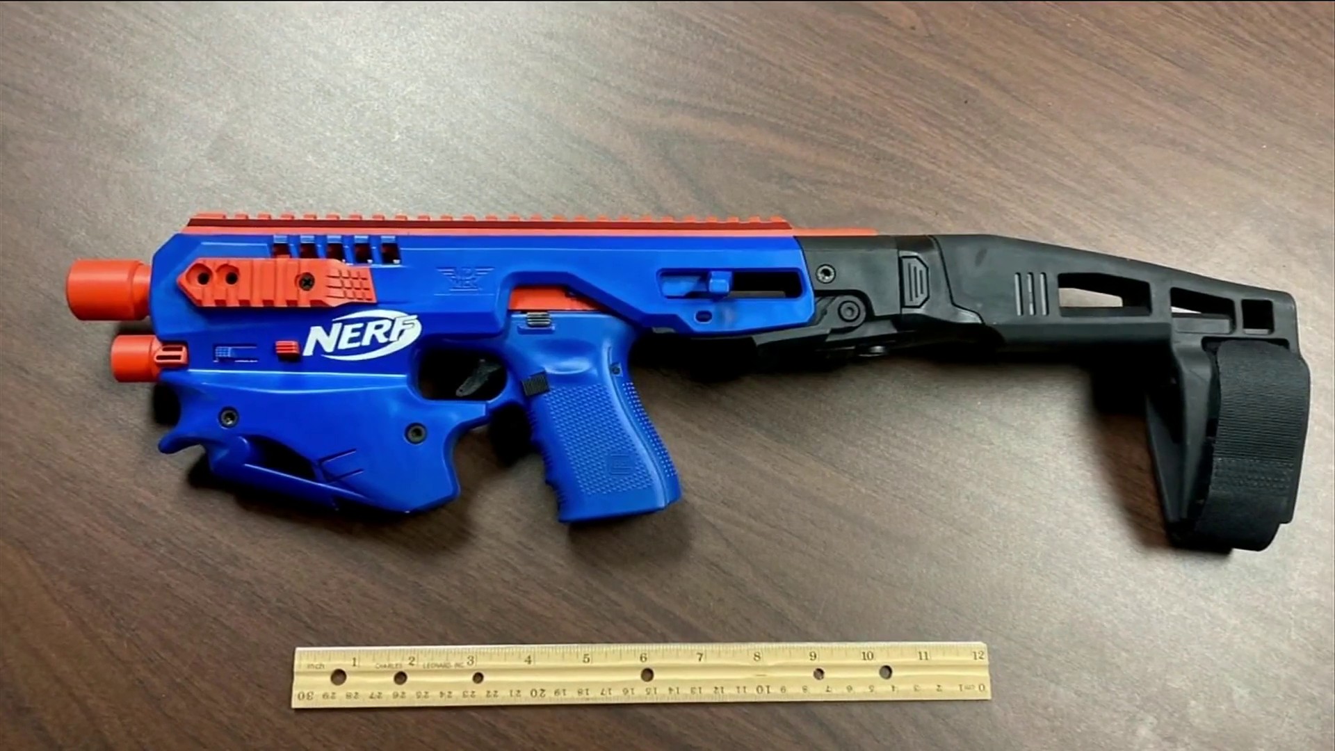 Real gun disguised Nerf toy in North Carolina drug raid