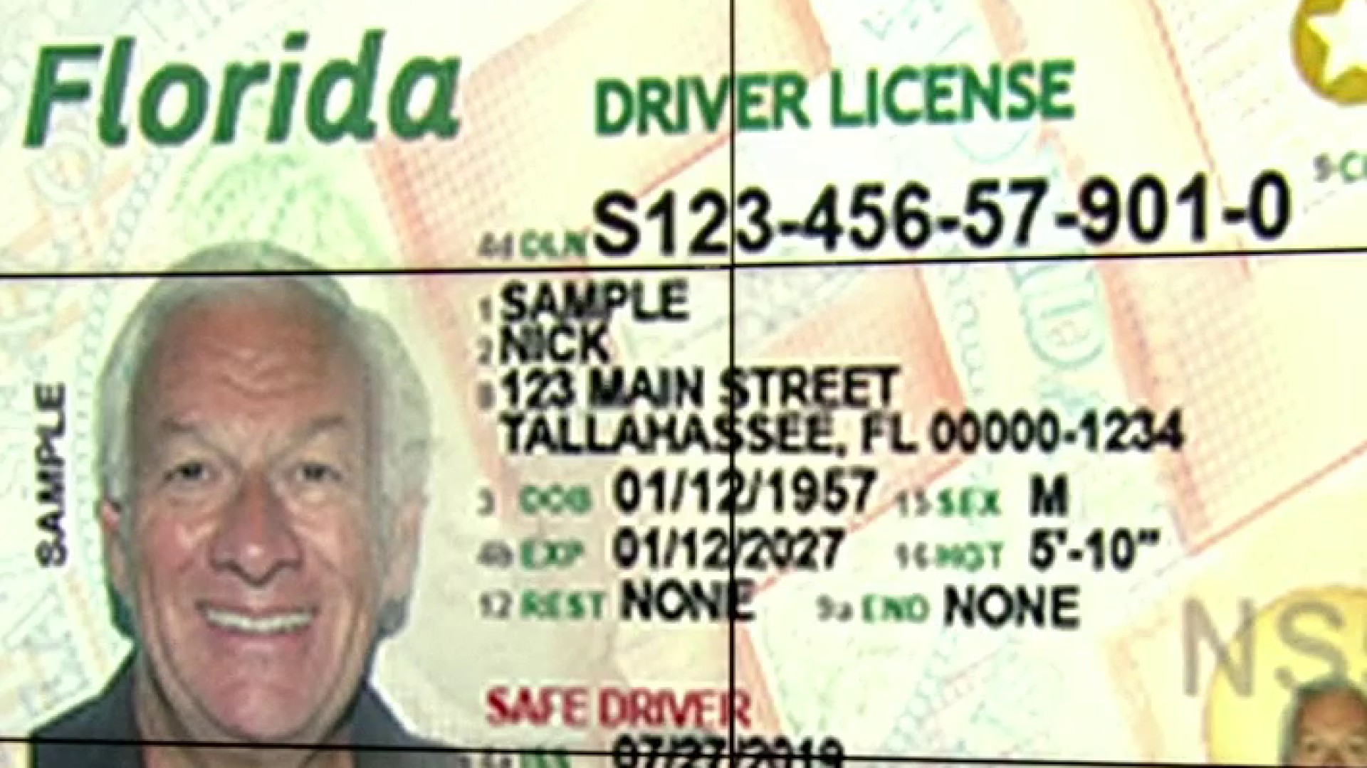 Why would a florida license say 'temporary' on it like this one