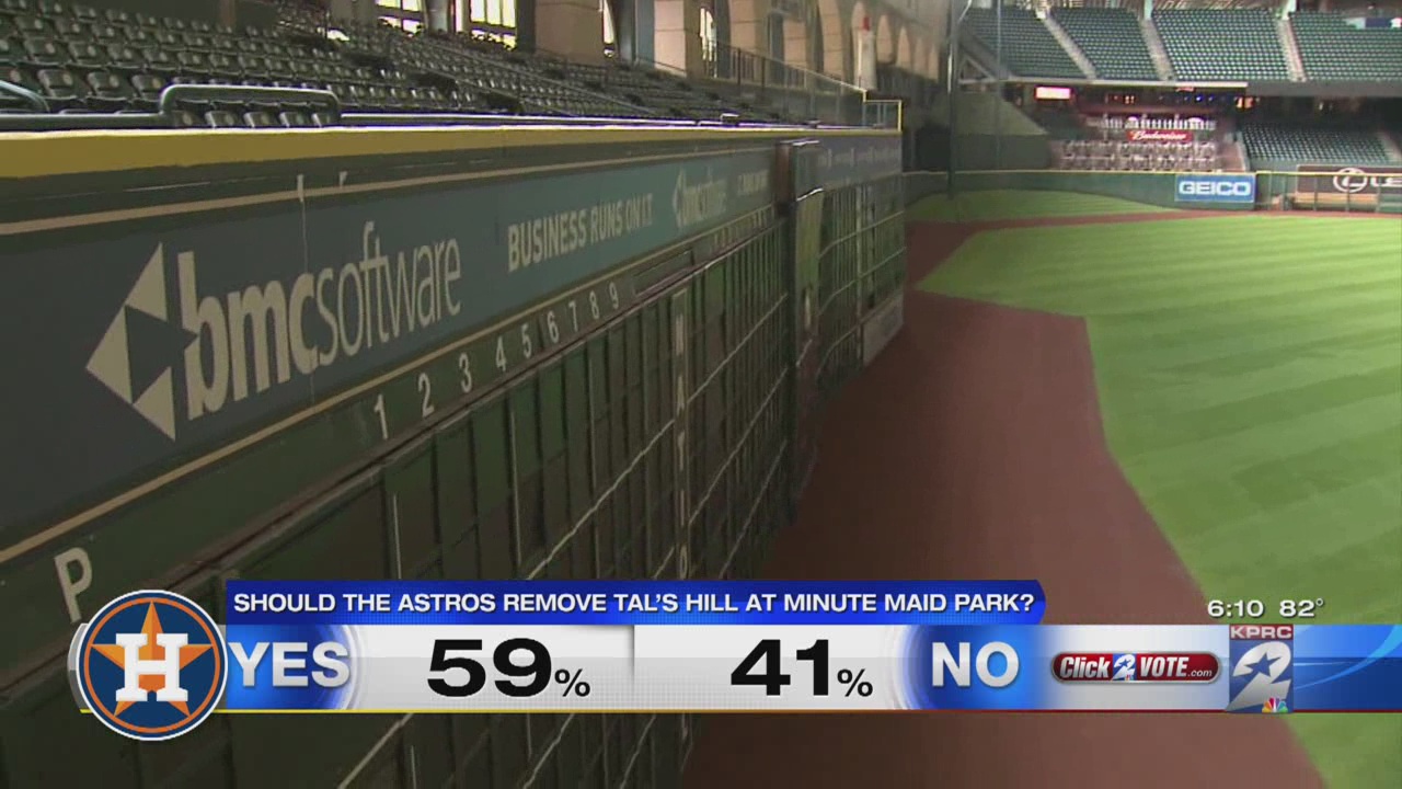 Minute Maid Park changes would remove Tal's Hill