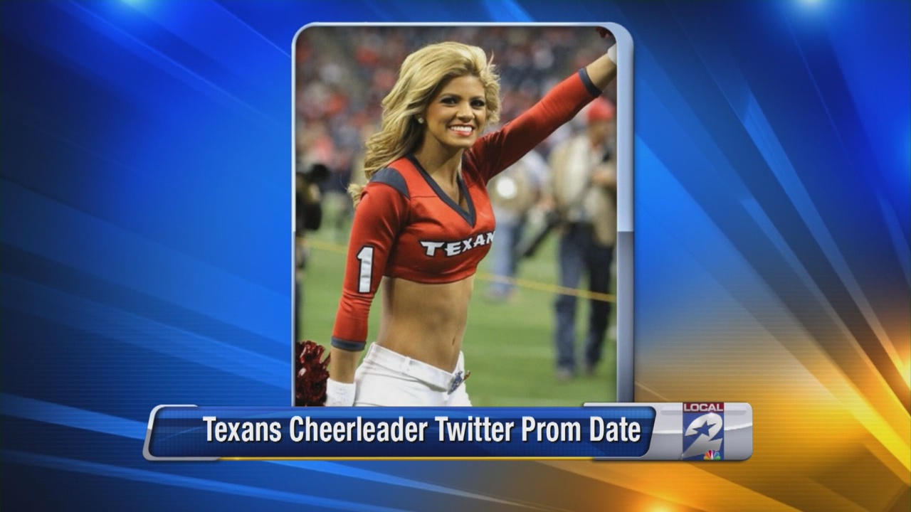 Houston Texans cheerleader went to prom after HS senior got 10k retweets