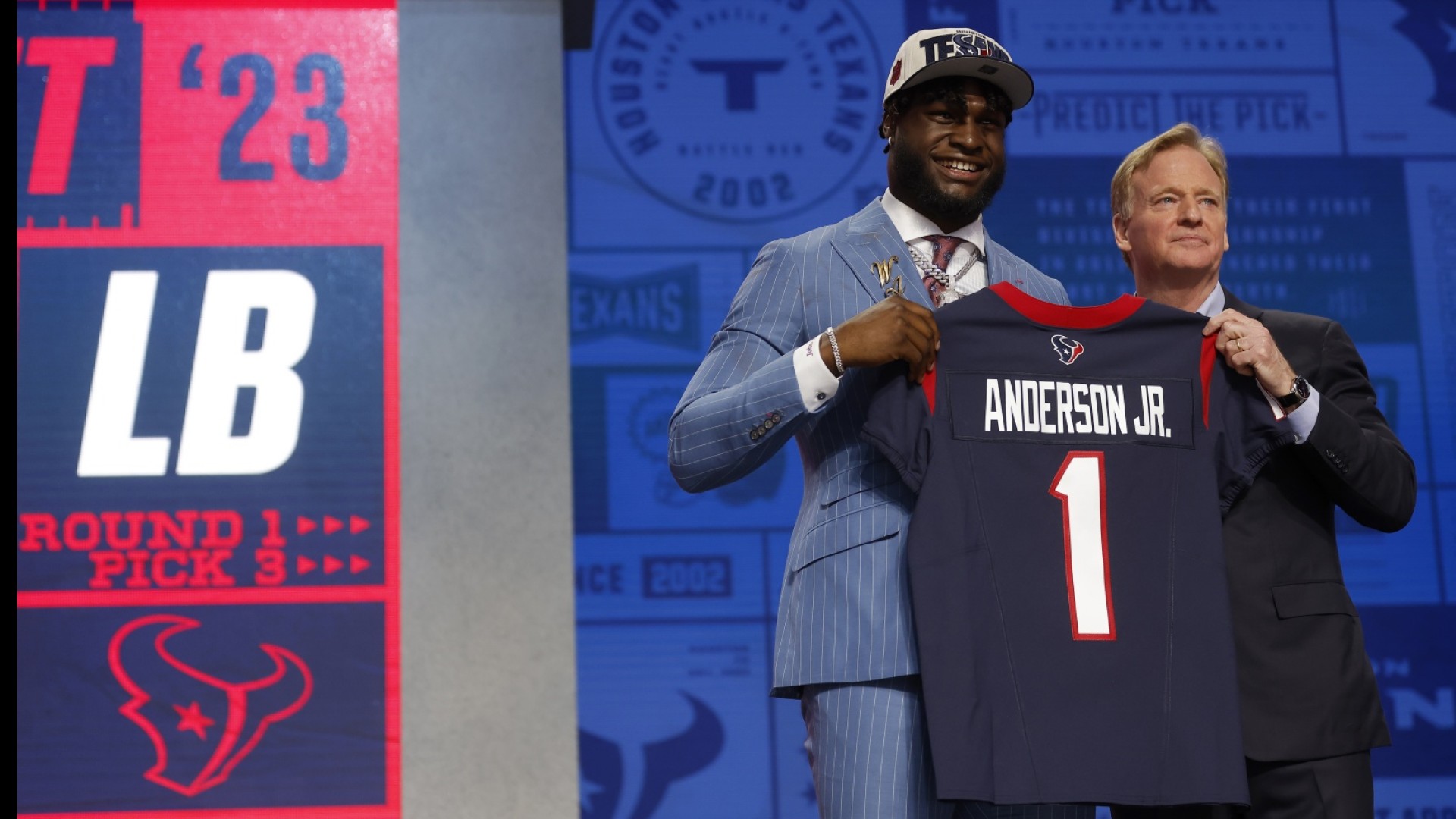 NFL on ESPN on X: With the third pick in the 2023 #NFLDraft, the Texans  select Will Anderson Jr. 