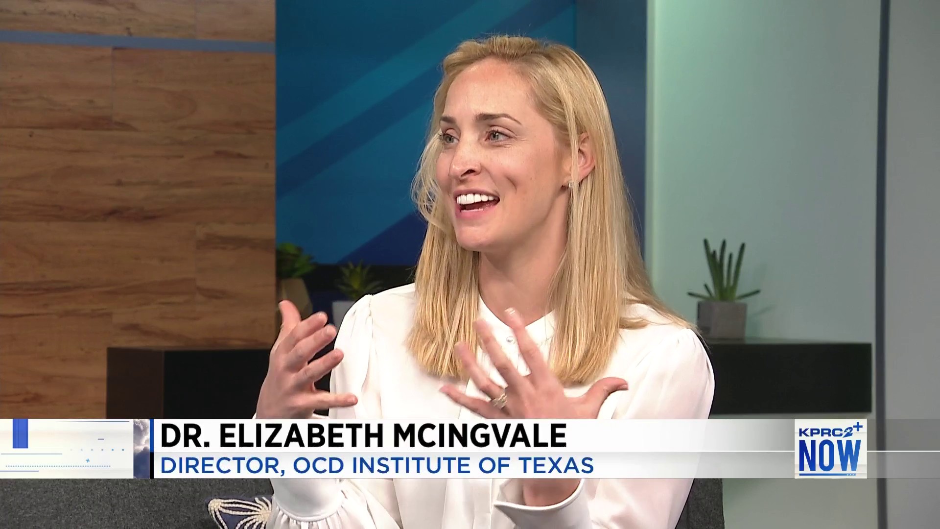 After conquering severe OCD, Dr. Liz McIngvale now helping others manage  mental health - ABC13 Houston