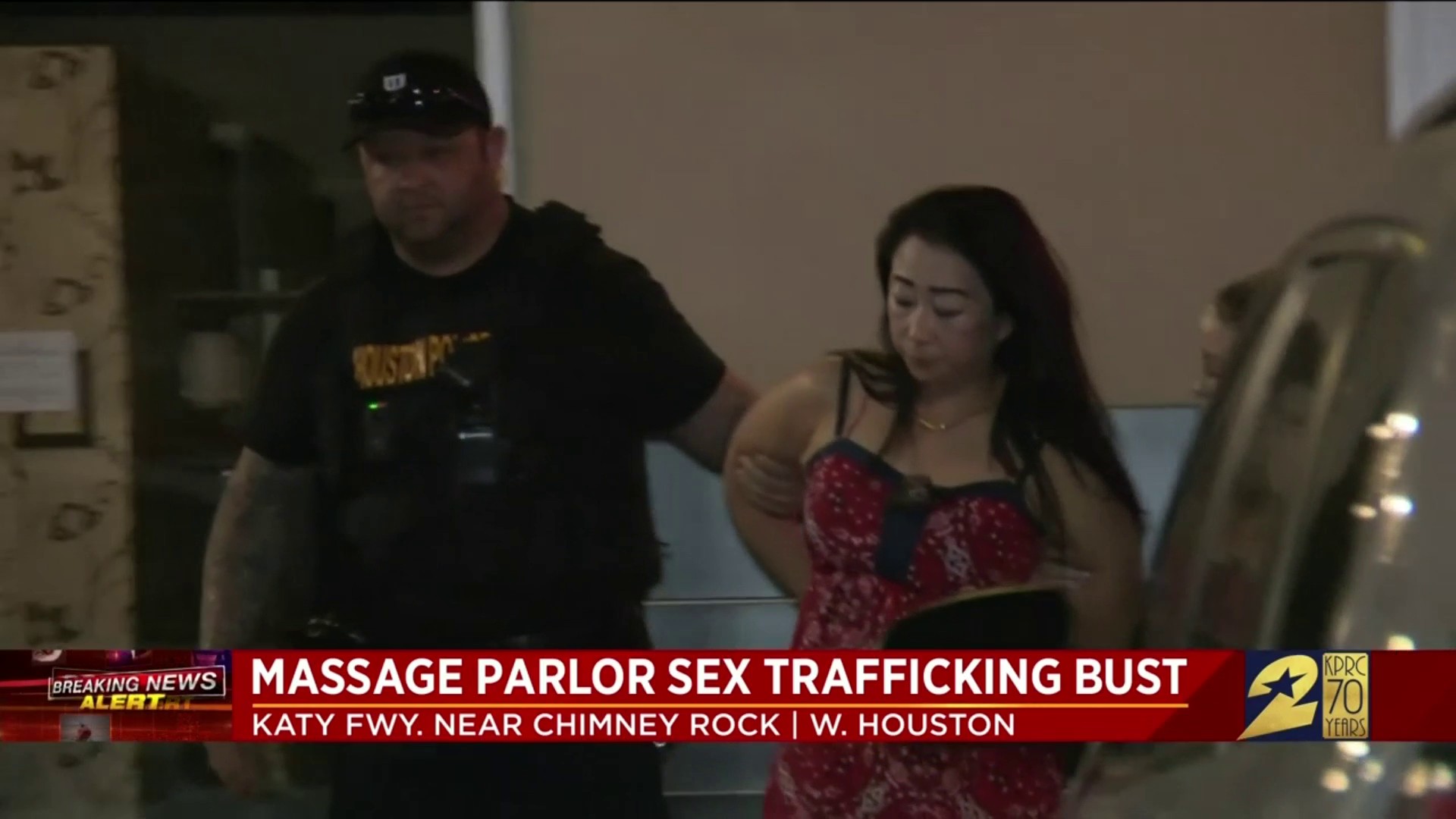 Massage parlor sex trafficking bust