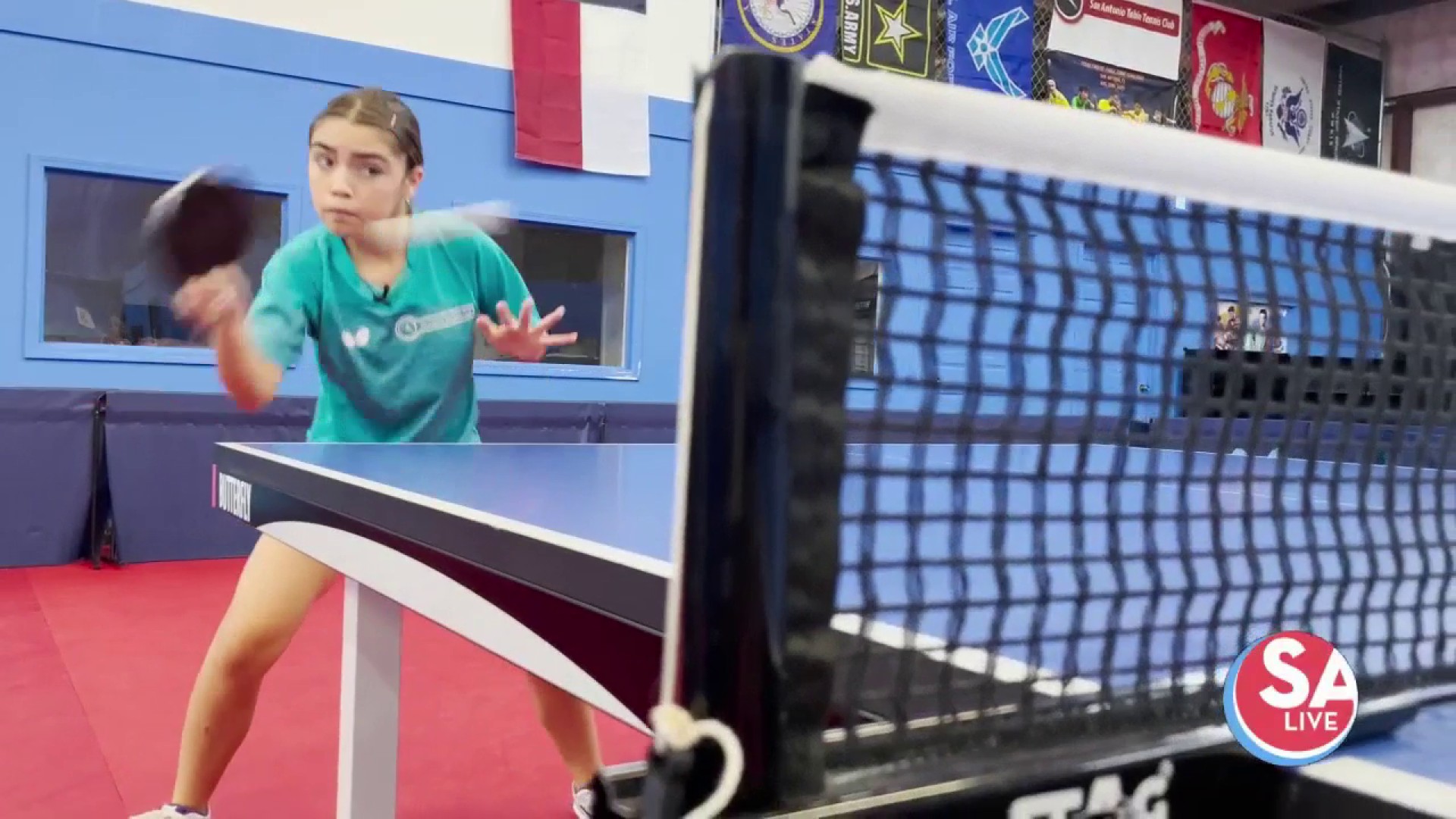 This 12-year-old table tennis star is representing San Antonio