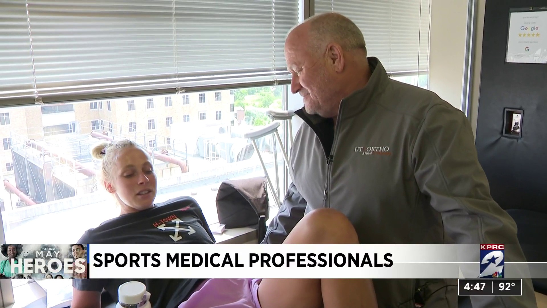 James Muntz, M.D., team physician for the Houston Astros, Rockets