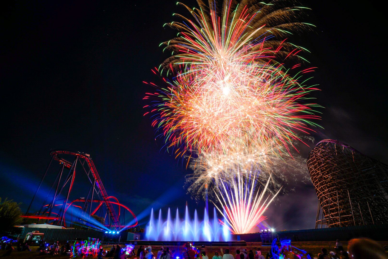 Busch Gardens Nighttime Spectacular Spark To Launch Every Night