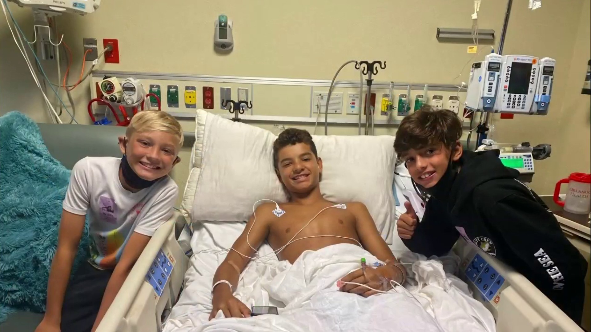 12 Year Old Boy Continues Making Progress In Recovery After Shark Bite