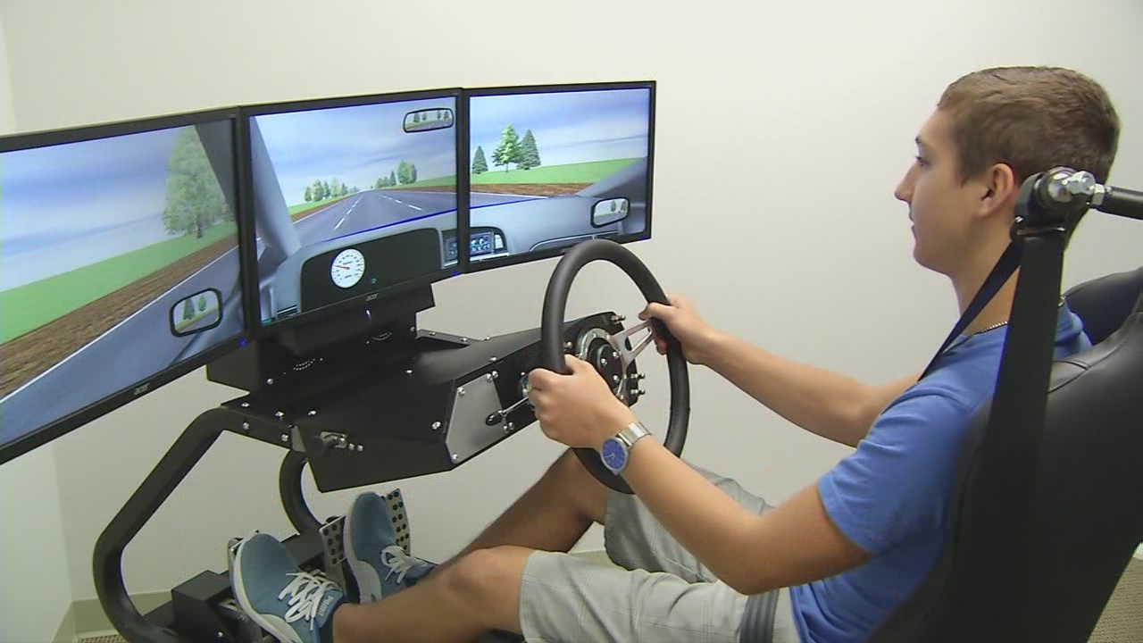 Driving simulator for young drivers