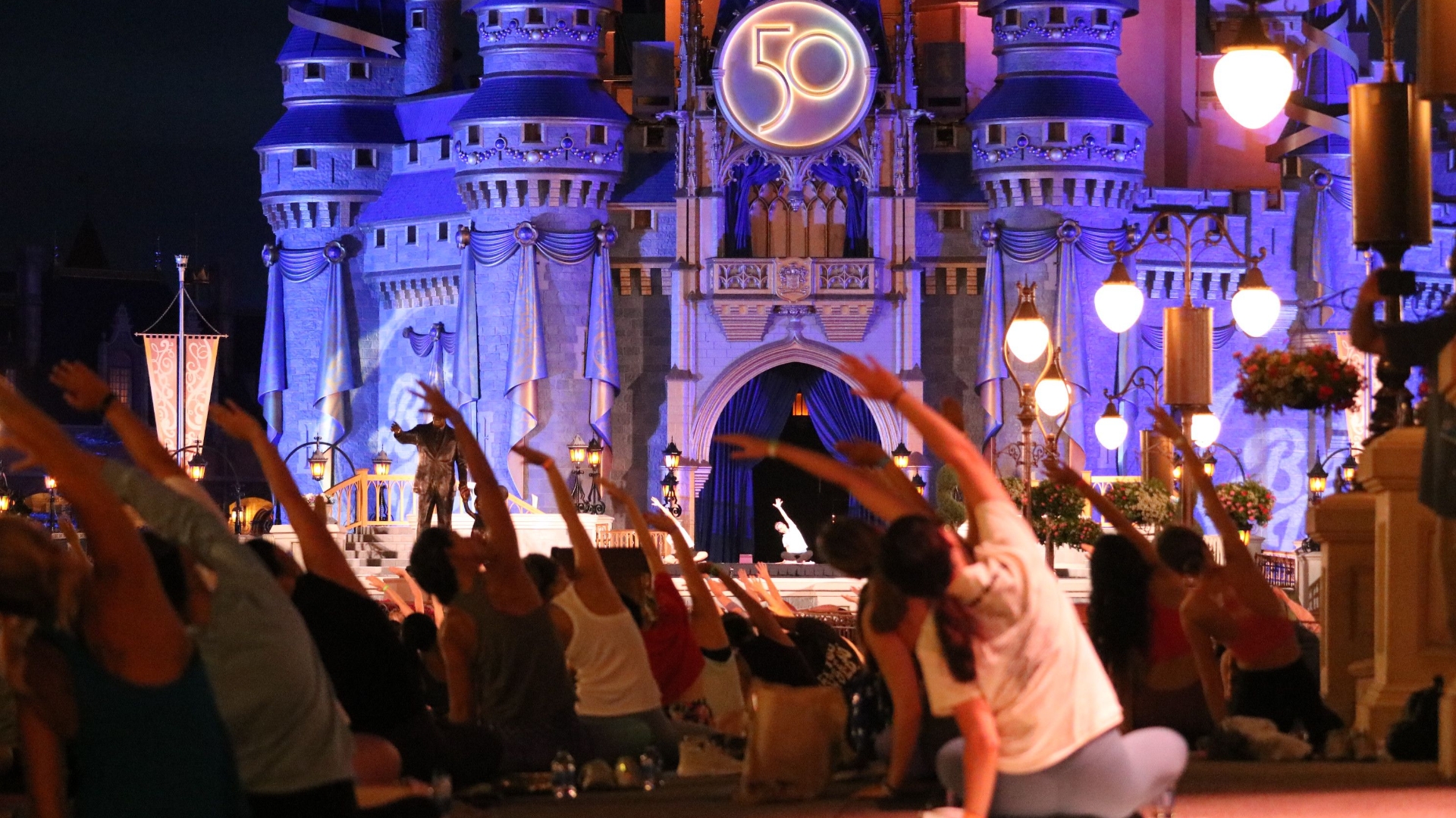 Disney Parks Cast Lead International Yoga Day Celebrations Around