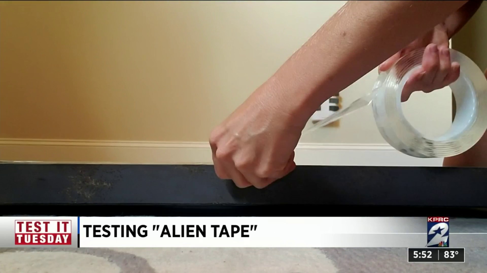 Test it Tuesday: Should you put down the hammer and nails? Alien Tape  claims you won't need them again.