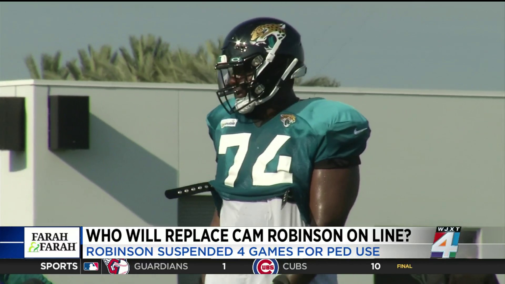 Cam Robinson gets 4-game suspension for violating NFL PED policy