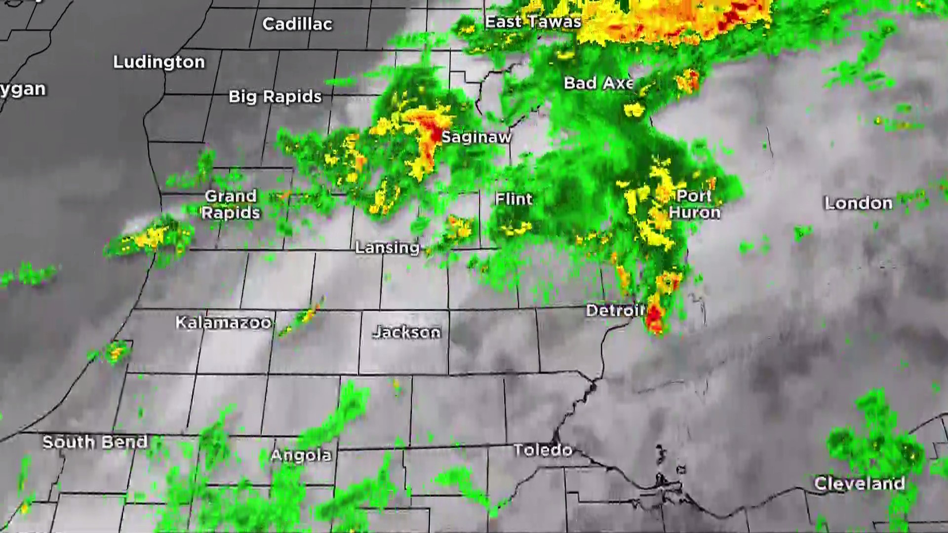 Metro Detroit Weather Scattered Windy Afternoon Storms Possible