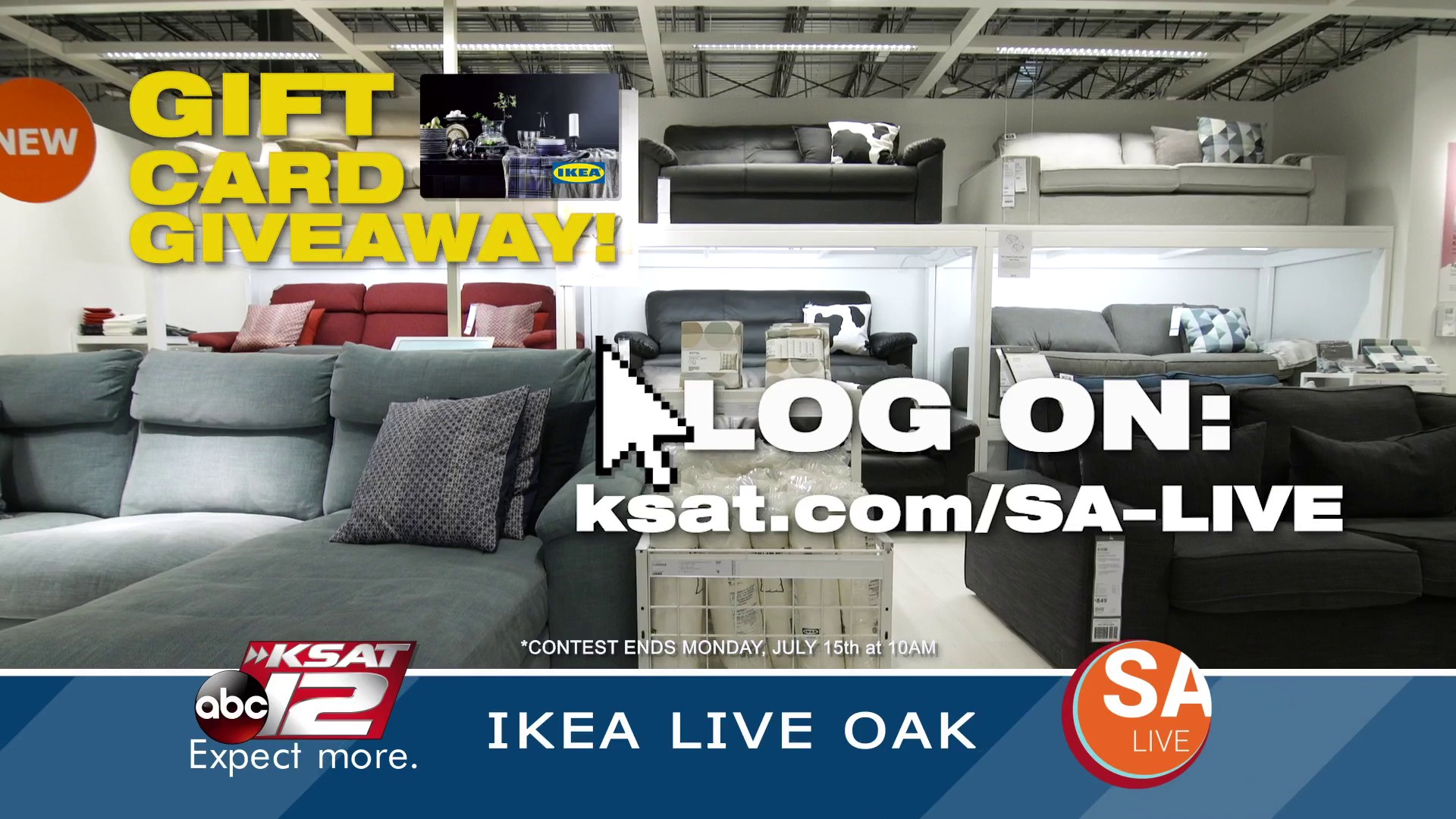 Ikea Live Oak Summer Sweepstakes