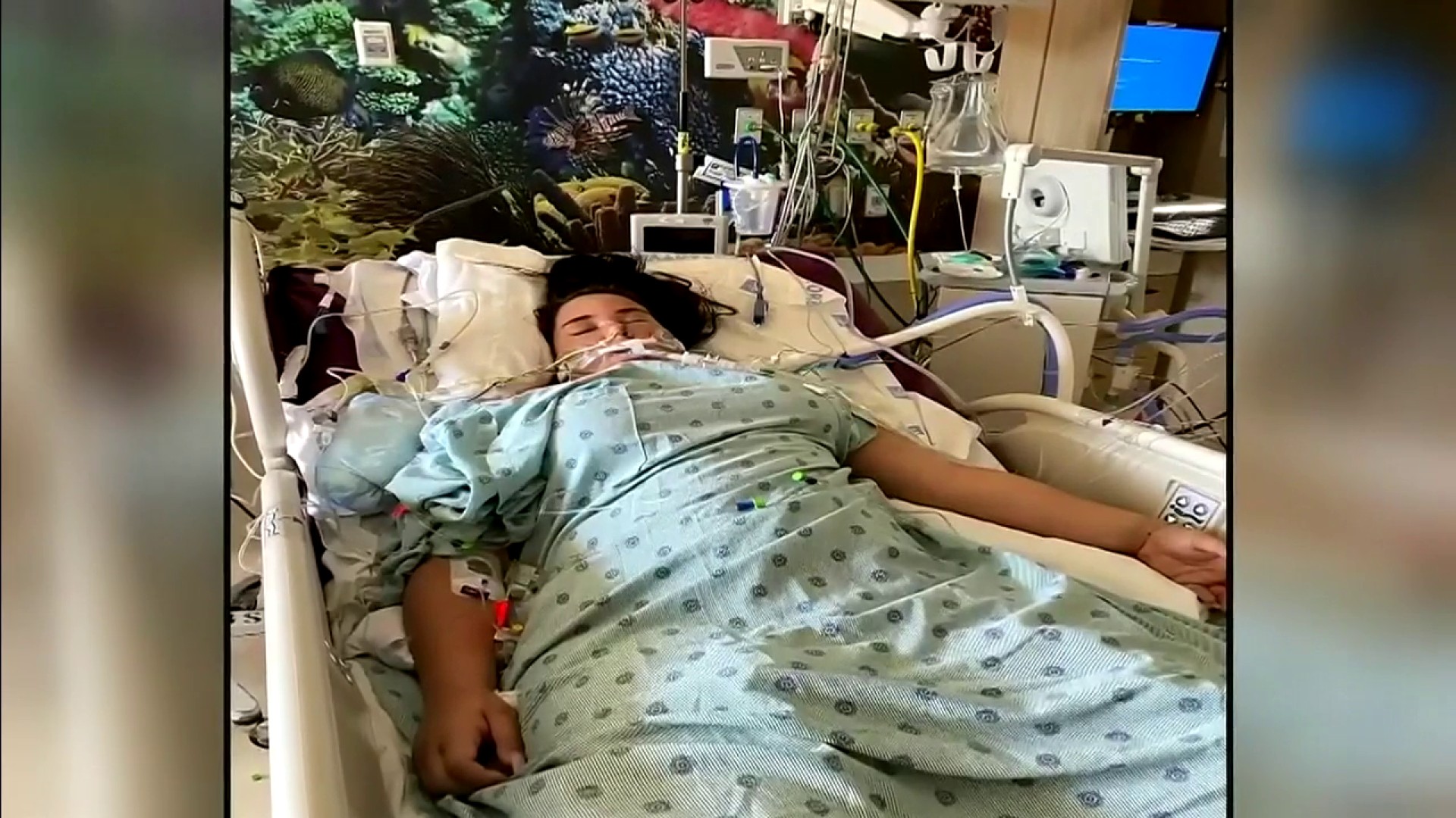 hospital patient in coma