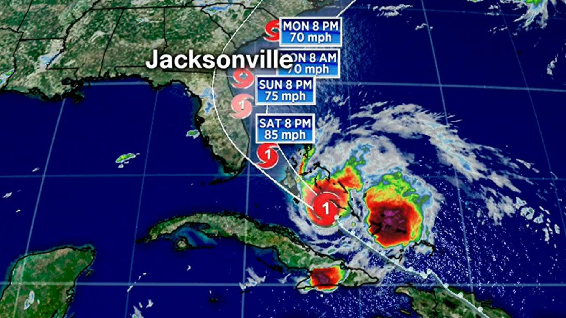 Flagler St Johns Under Tropical Storm Watch As Hurricane Isaias Nears Florida