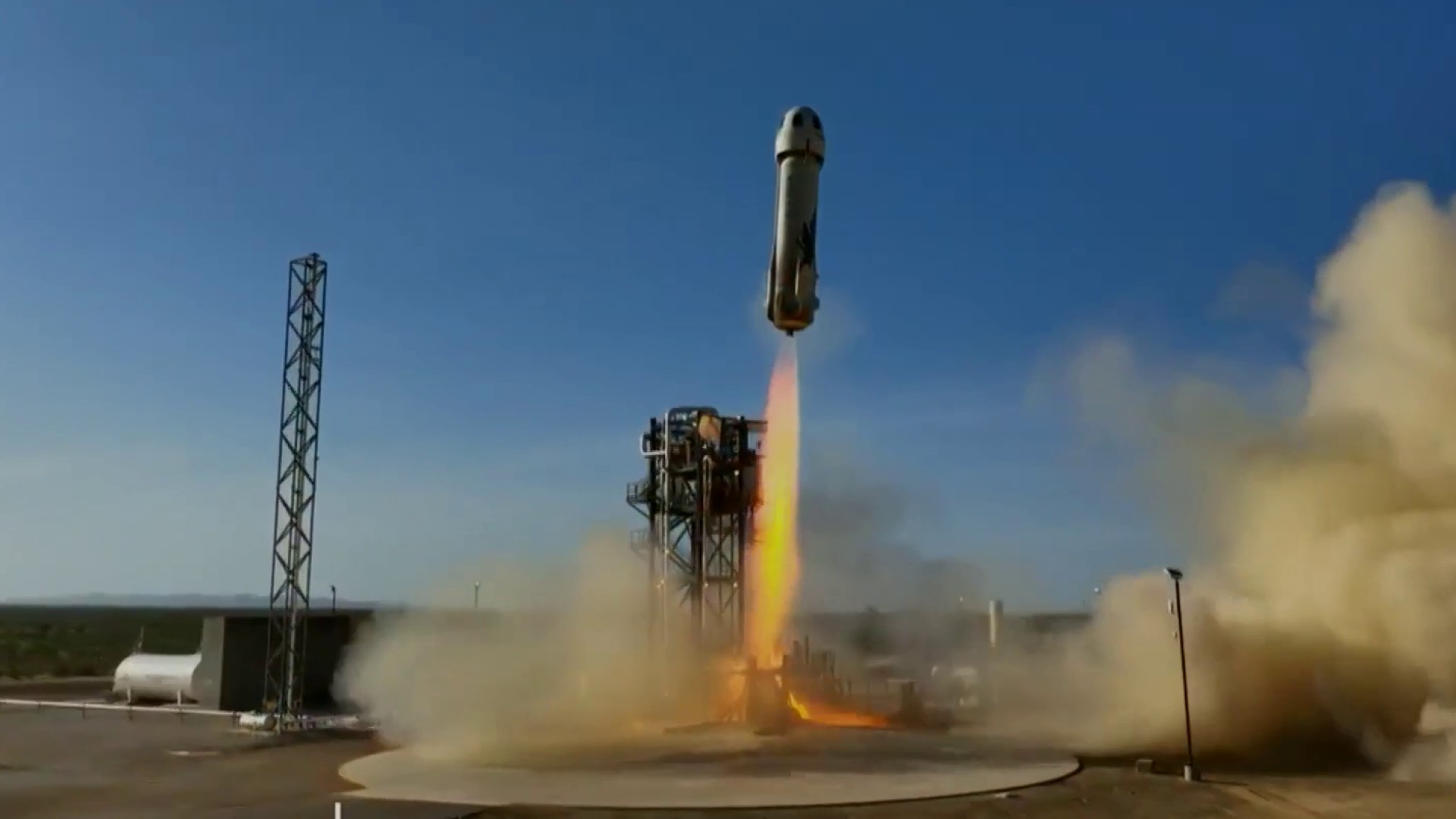 VIDEO: Blue Origin launches 6, including Melbourne restaurateur, aboard New  Shepard rocket