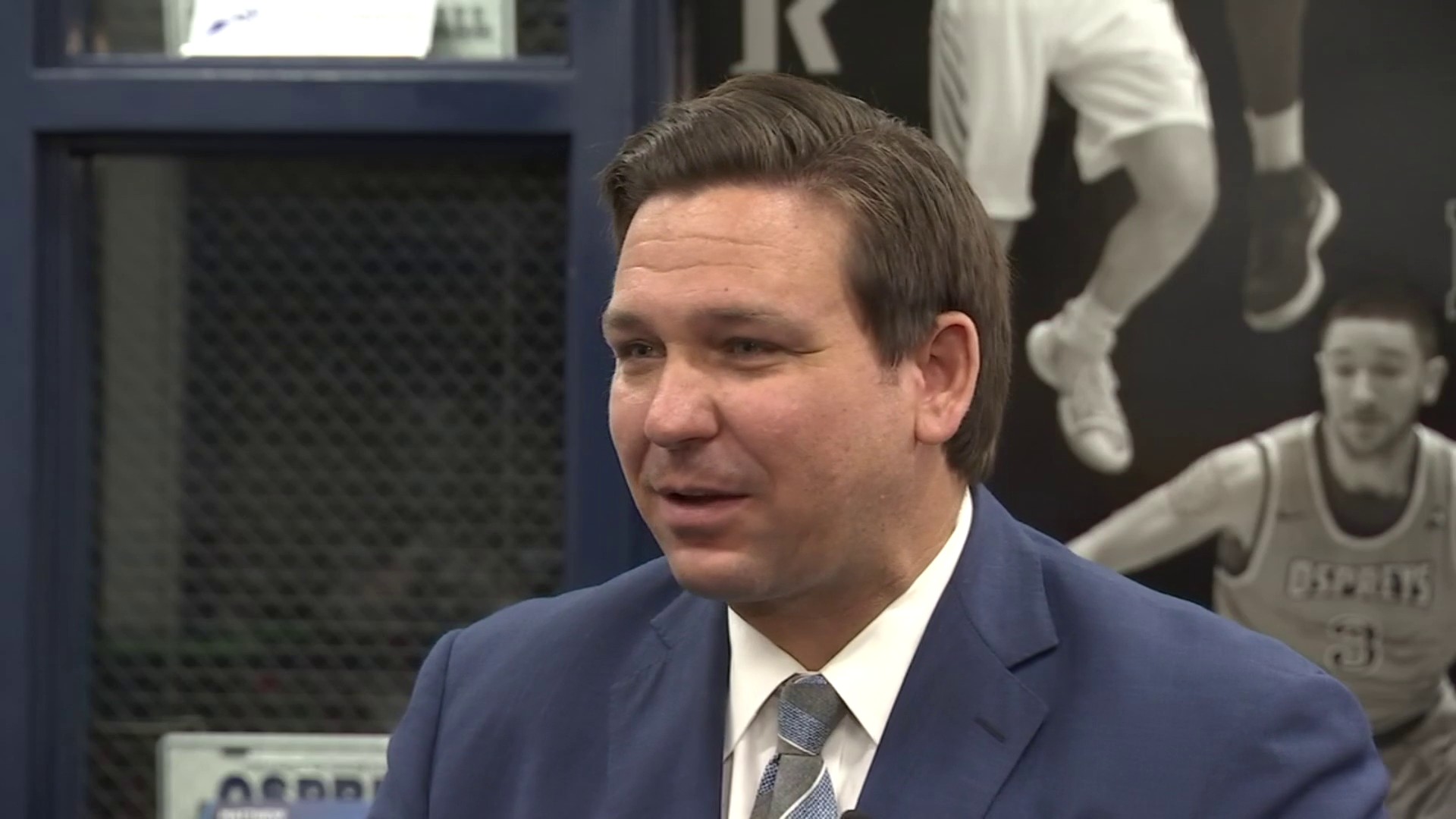 Watch Kent Justice S One On One Interview With Gov Ron Desantis