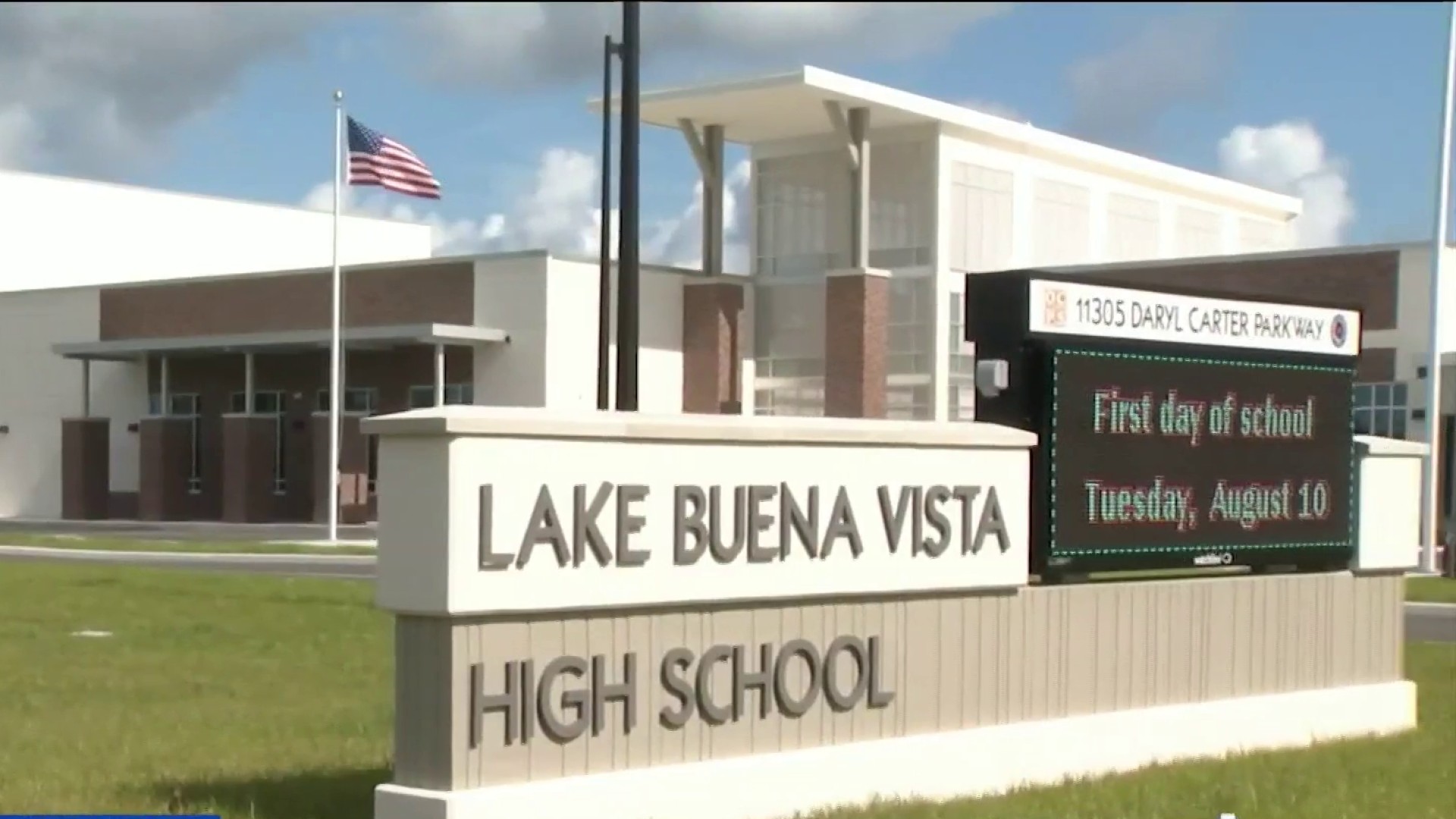Lake Buena Vista High School opens this week, providing relief photo pic