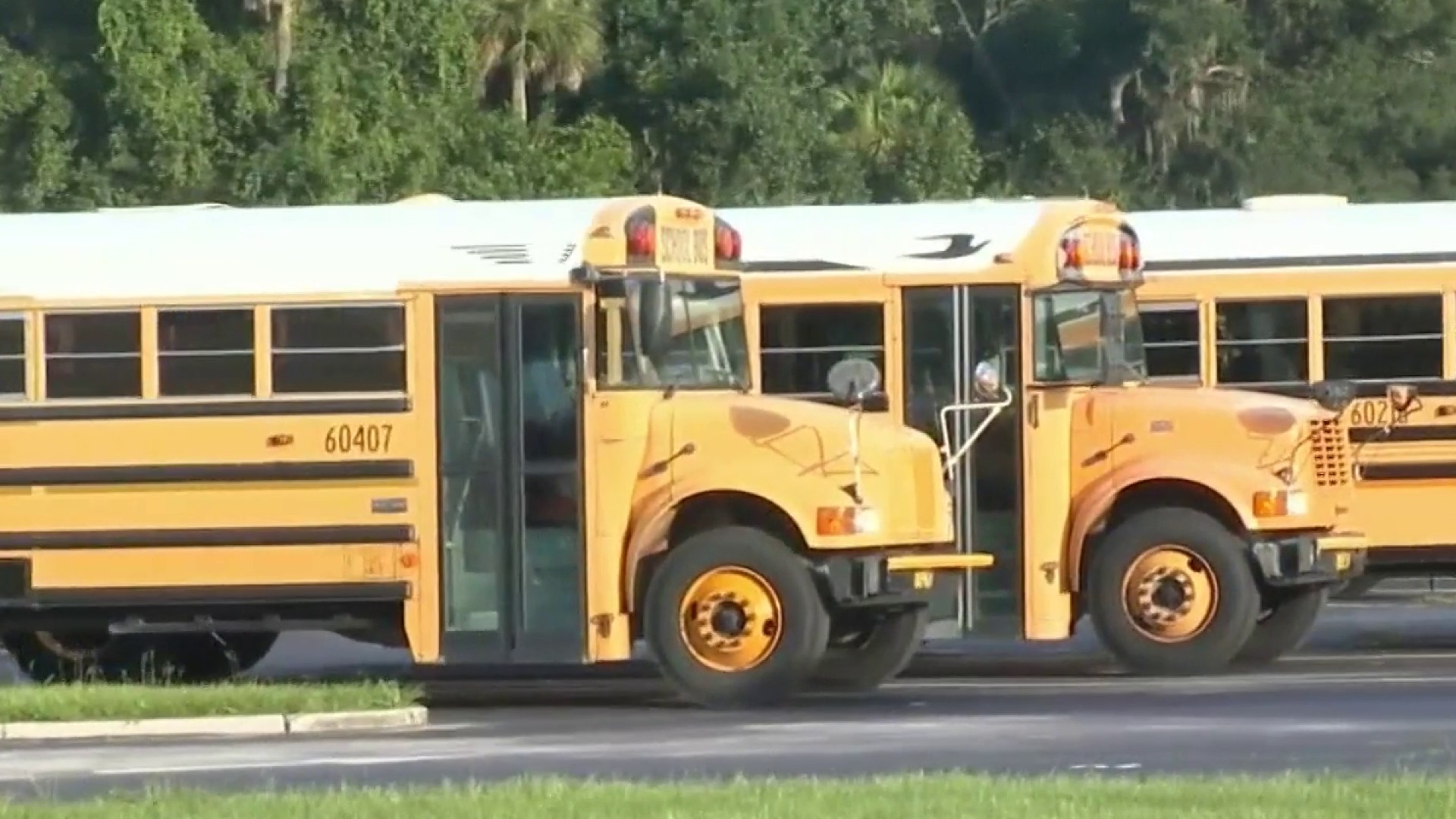 Seminole County School Bus Drivers Prepare For First Day Of School