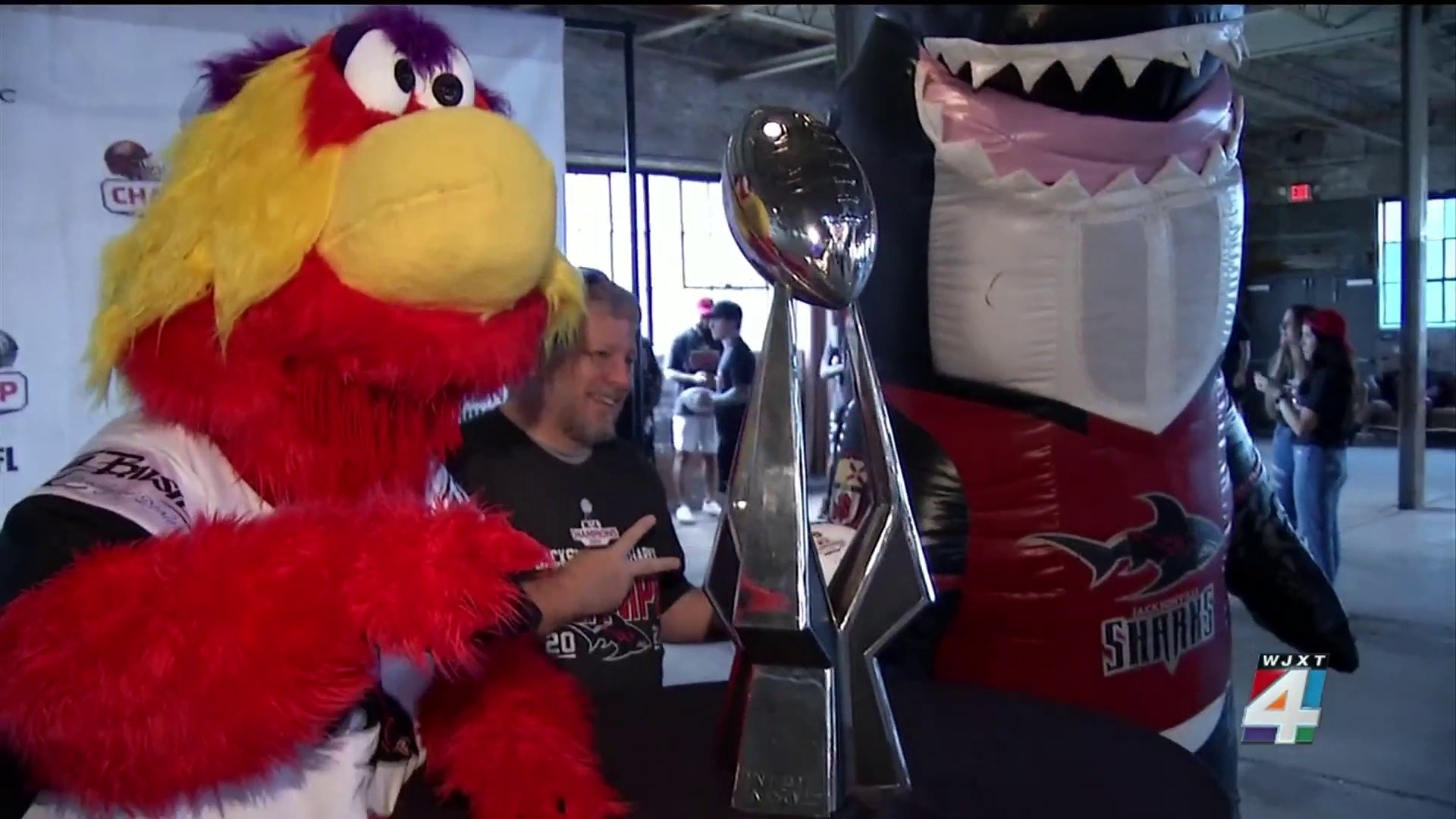 NAL National Arena League Football JACKSONVILLE SHARKS Red Black