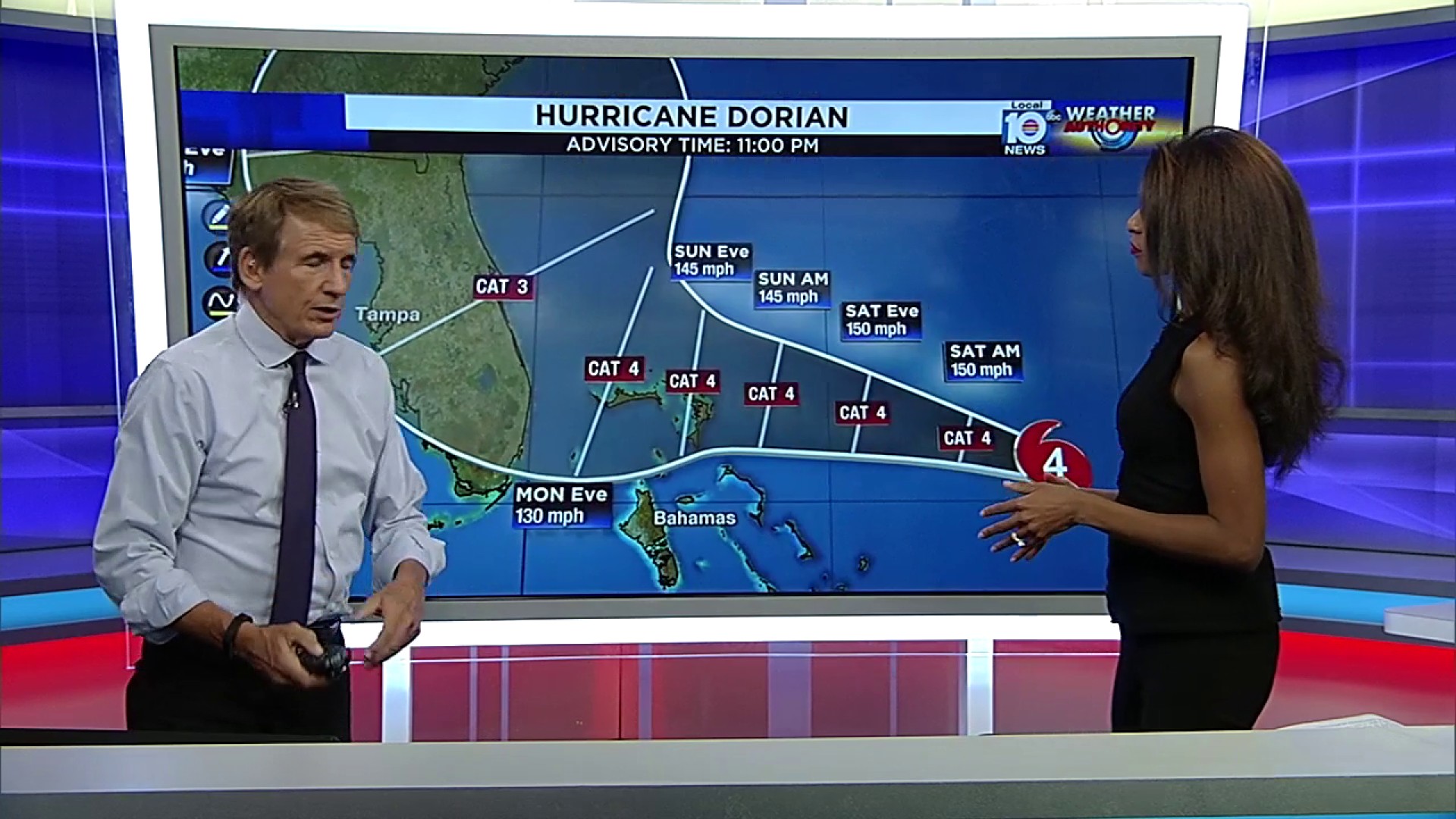 Category 4 Hurricane Dorian gets stronger