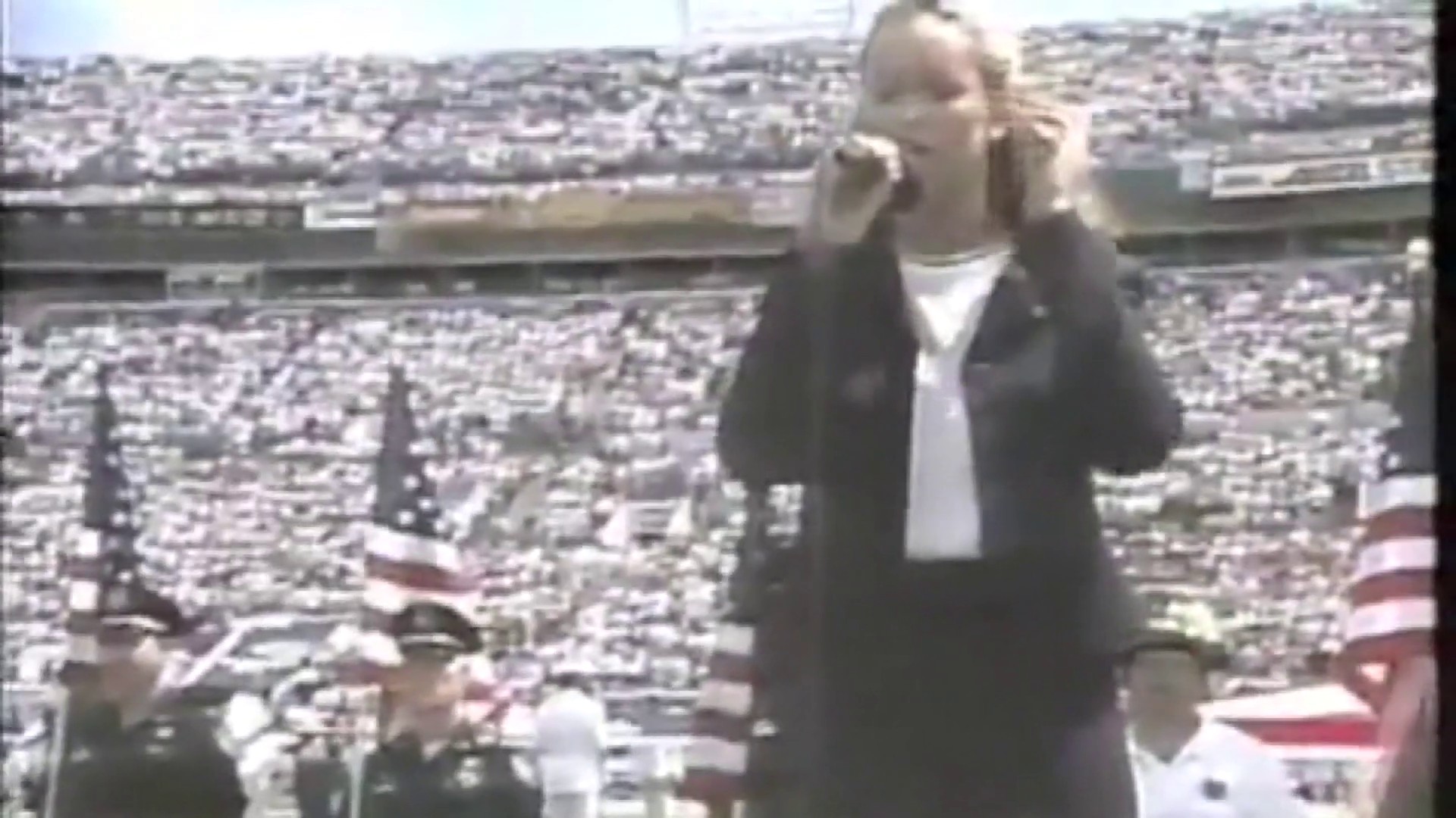 TBT to when DCC Kristin signed the National Anthem for #MNF at