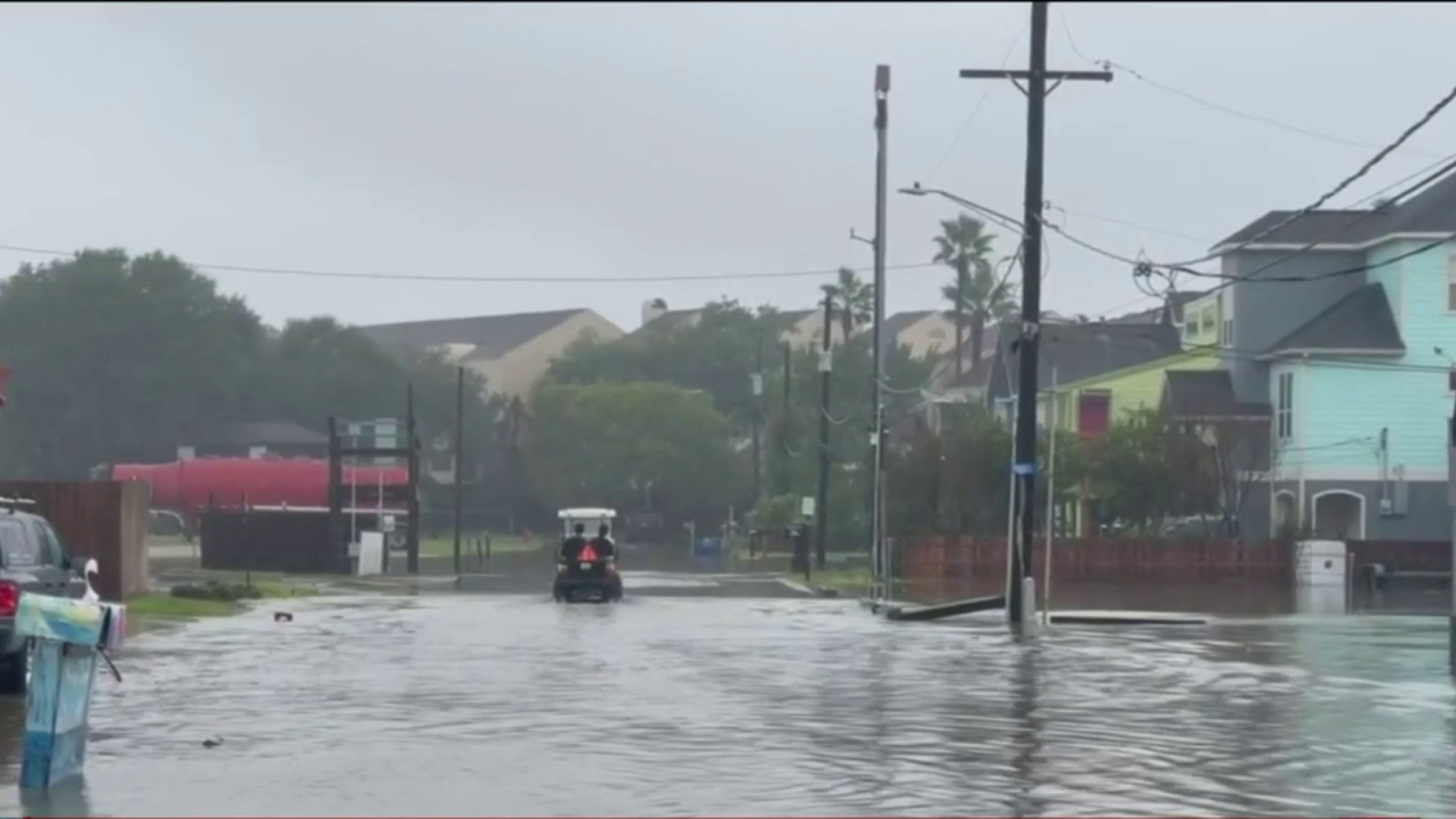 Storms causes water damage and knocks down power lines