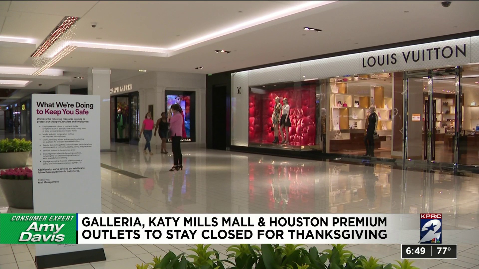 Galleria, Katy Mills Malls and Houston Premium Outlets to stay closed for  Thanksgiving
