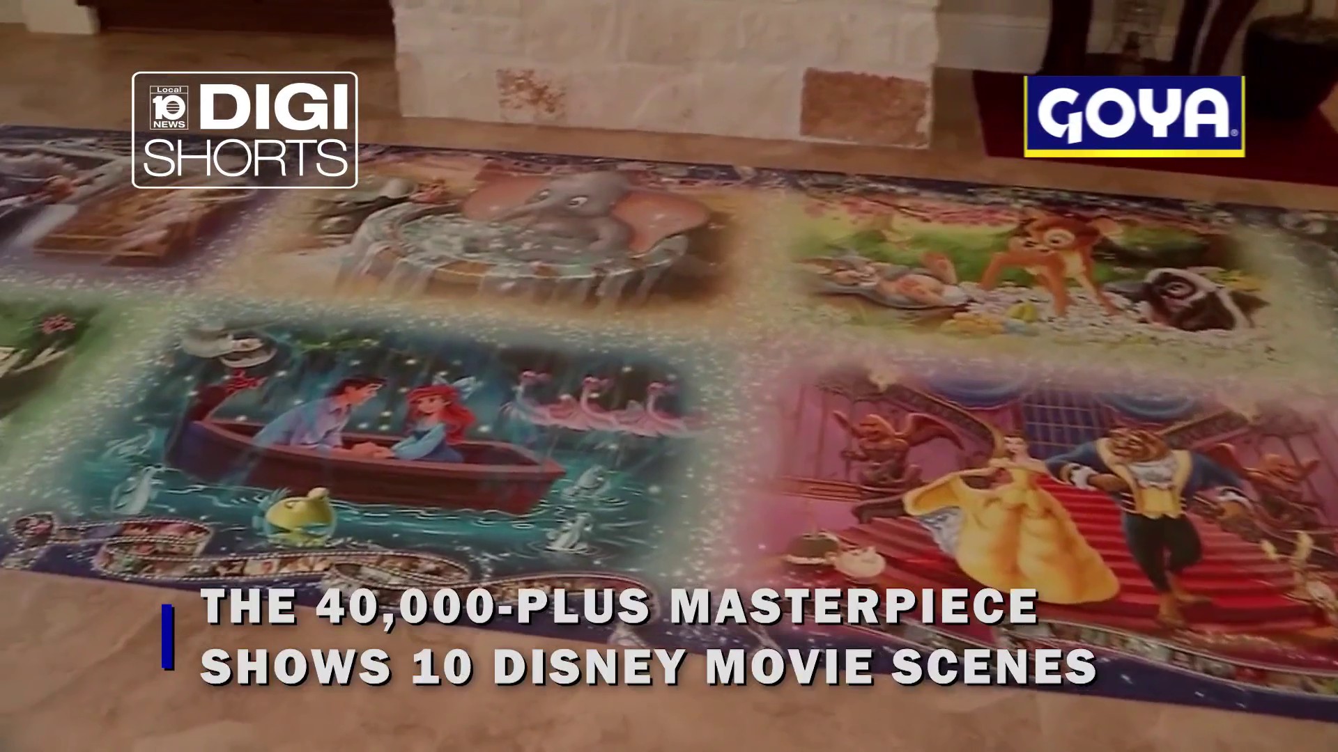 Disney fans go wild for 40,000-piece puzzle that takes months to
