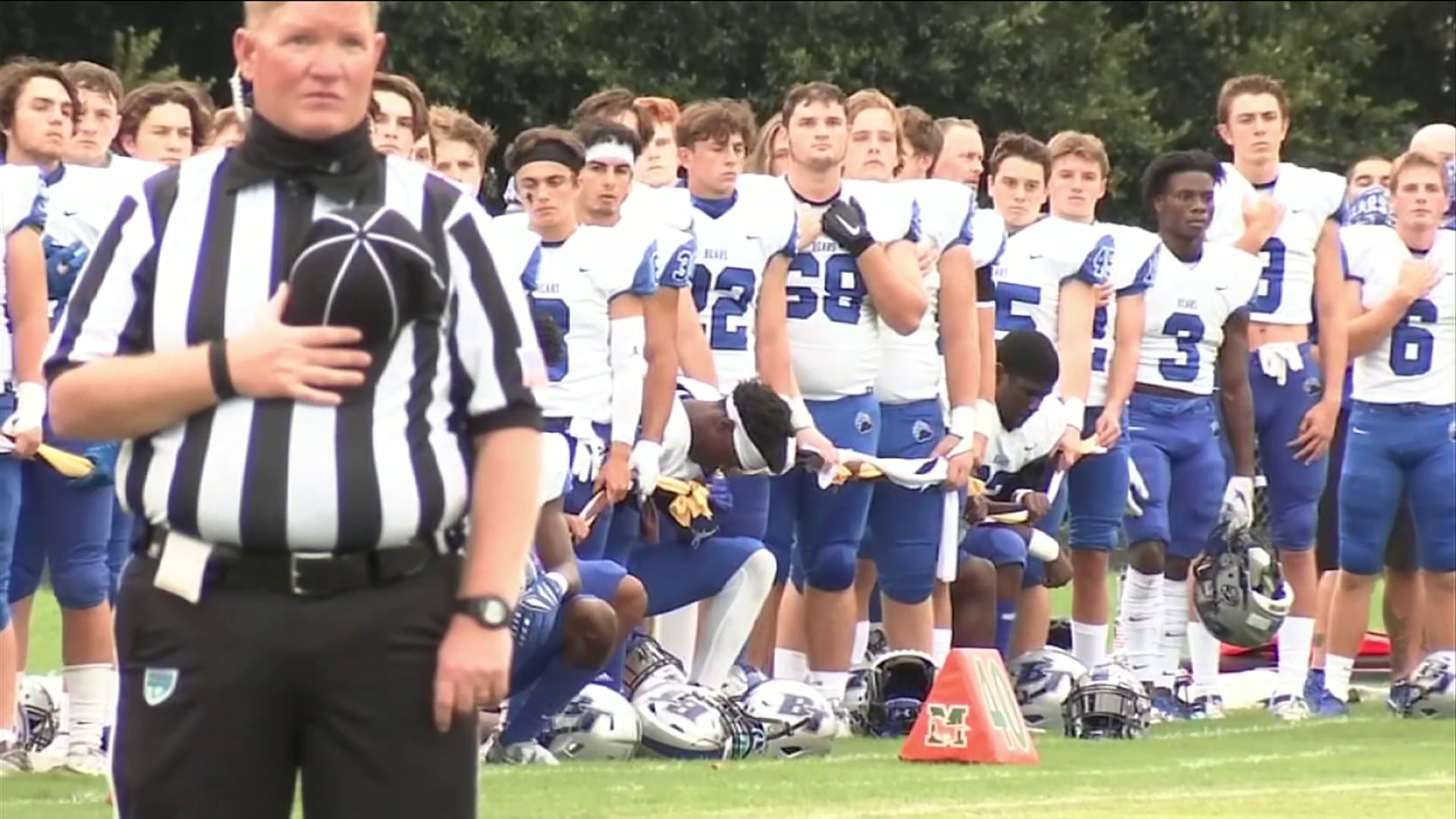 How High Schools Deal With Students Kneeling for the National Anthem