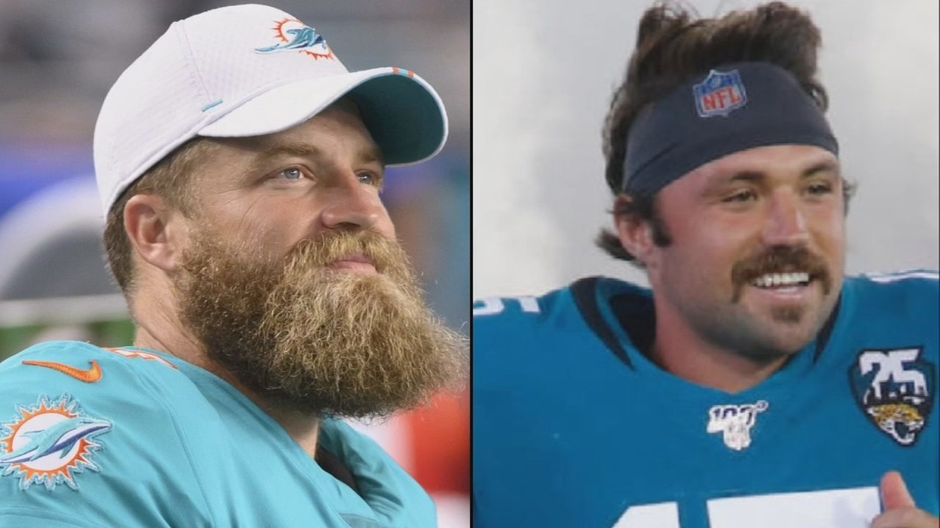 Dolphins-Jaguars: Gardner Minshew, Ryan Fitzpatrick fight over facial hair  - Sports Illustrated