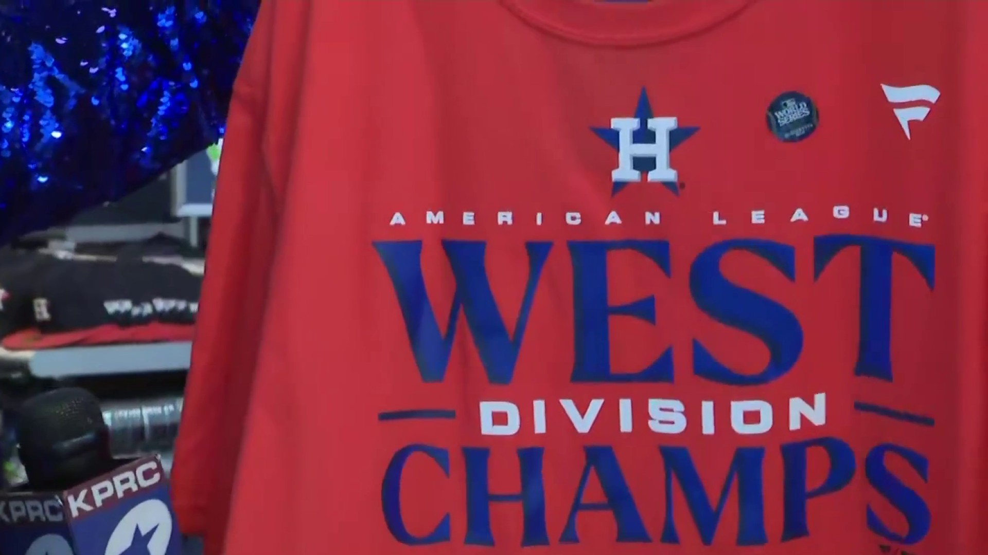 Astros win AL West; KPRC 2 at the fan store with merch