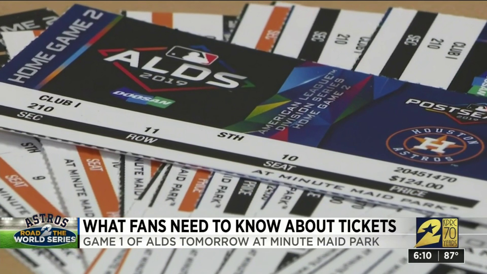 Astros fans snatch up playoff gear; postseason tickets on sale at