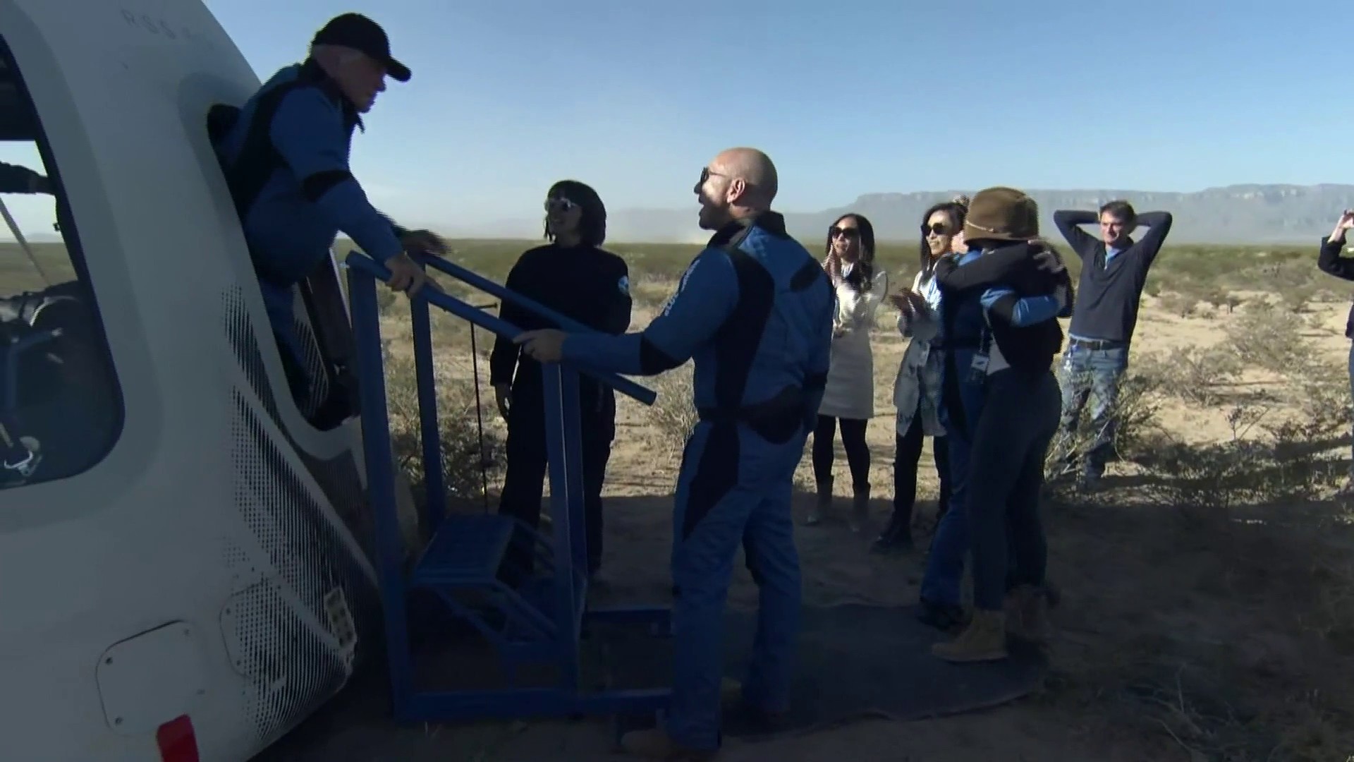 Blue Origin launches William Shatner, TV's Captain Kirk, into space and  back 