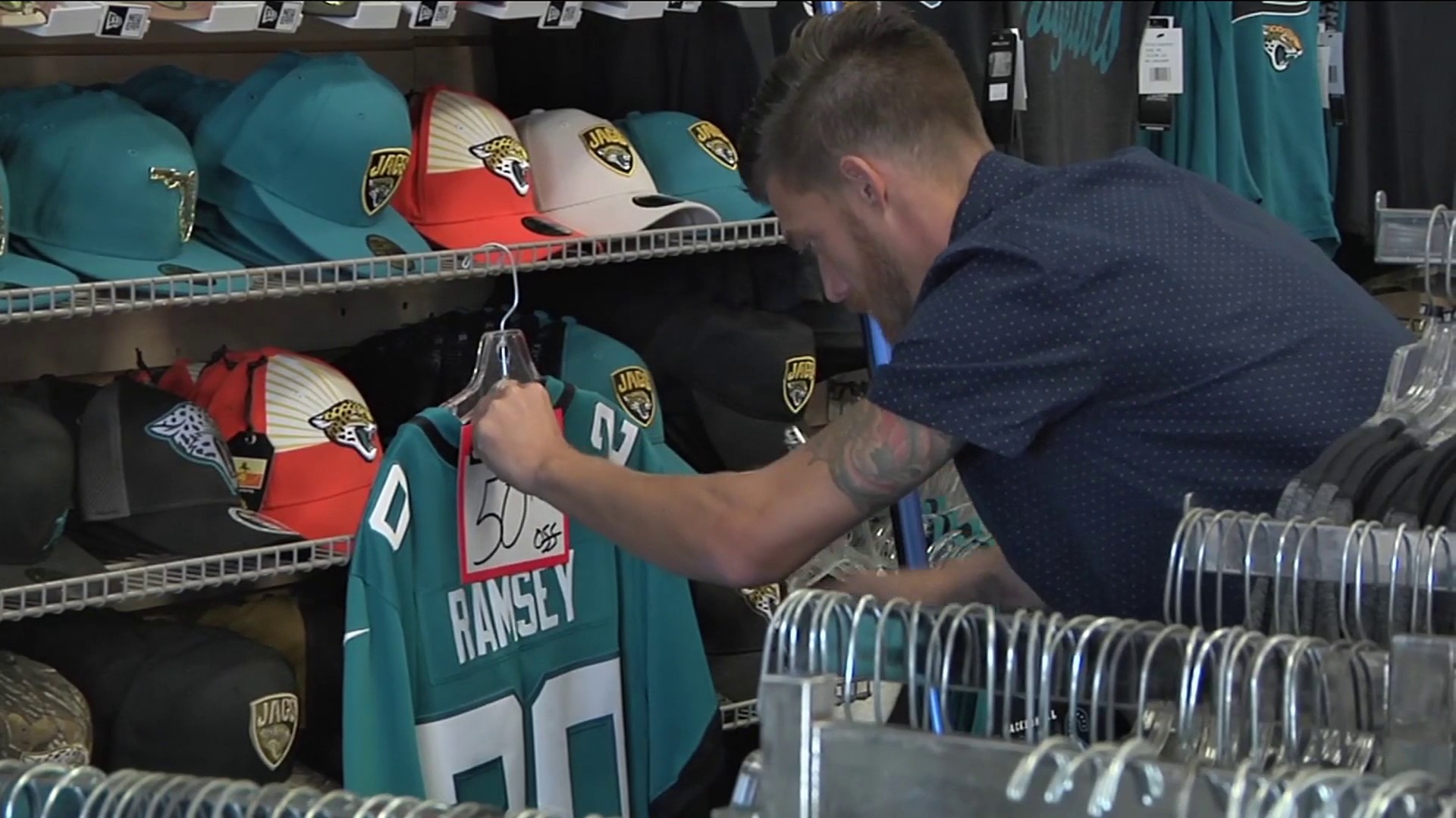 Sports apparel store feeling sting of Jalen Ramsey trade