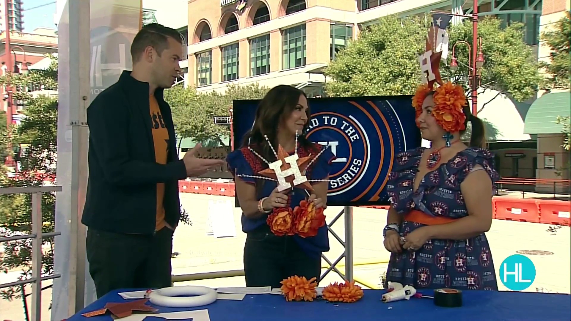 Learn how to make your own Astros headpiece with a Mexican flair