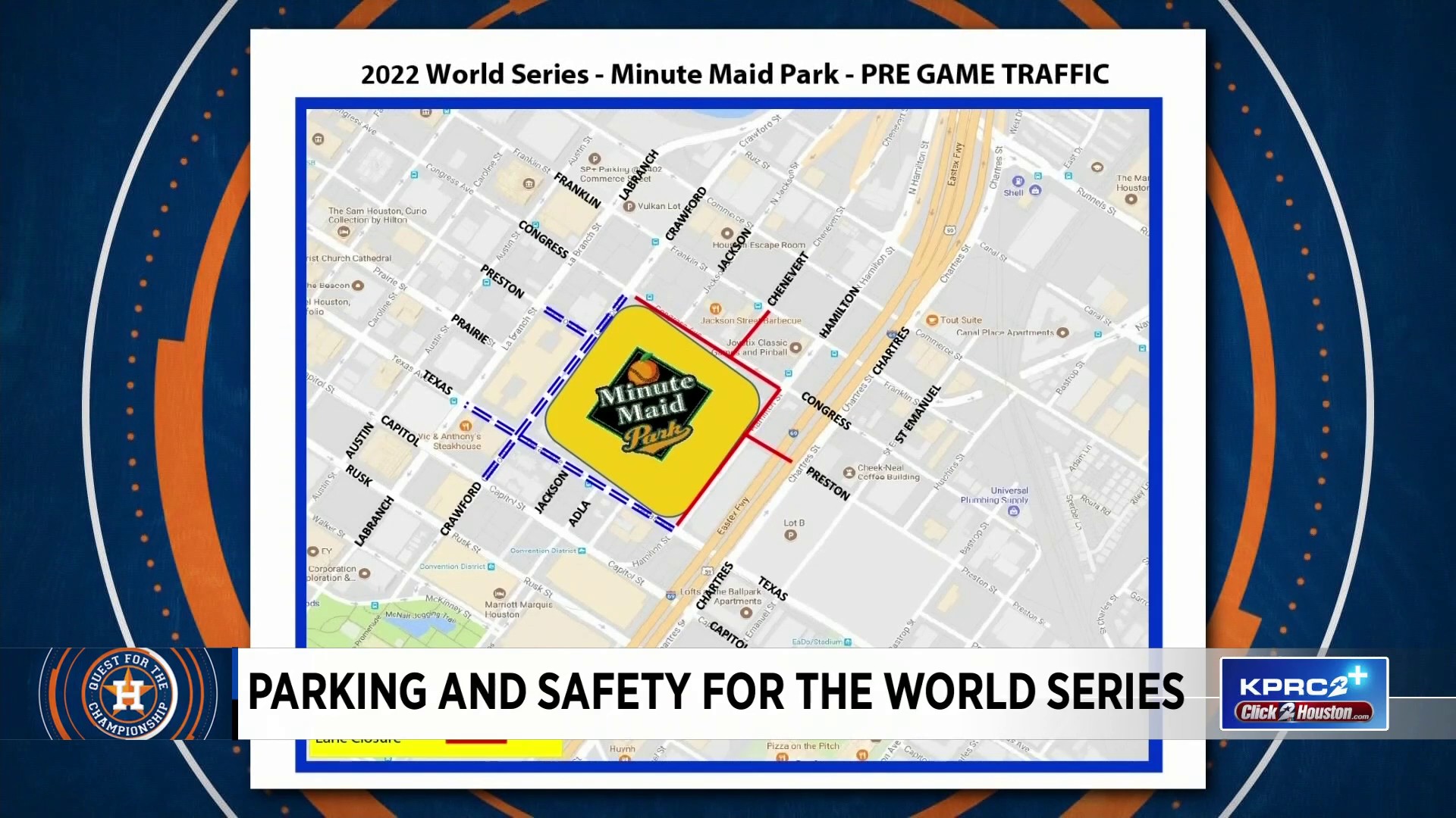 Houston Astros World Series 2022: Watch live, route map, road