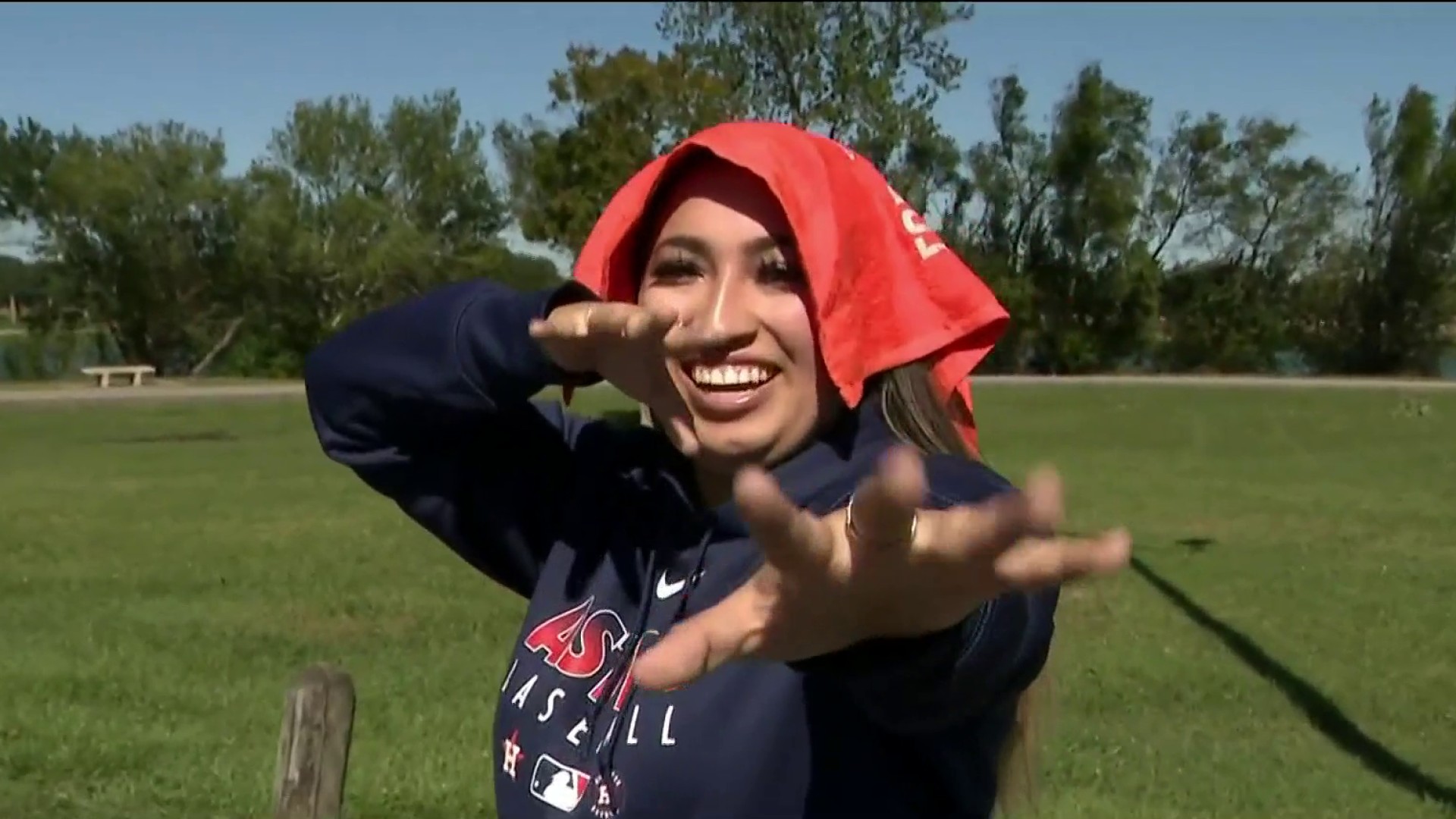 The story behind Astros' spell-casting fan who helped save Game 1