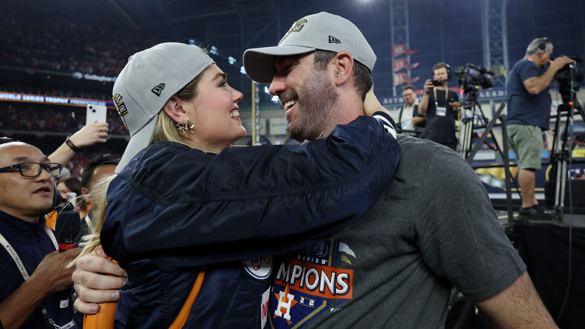 The first wives of Houston Astros baseball react to the World Series win