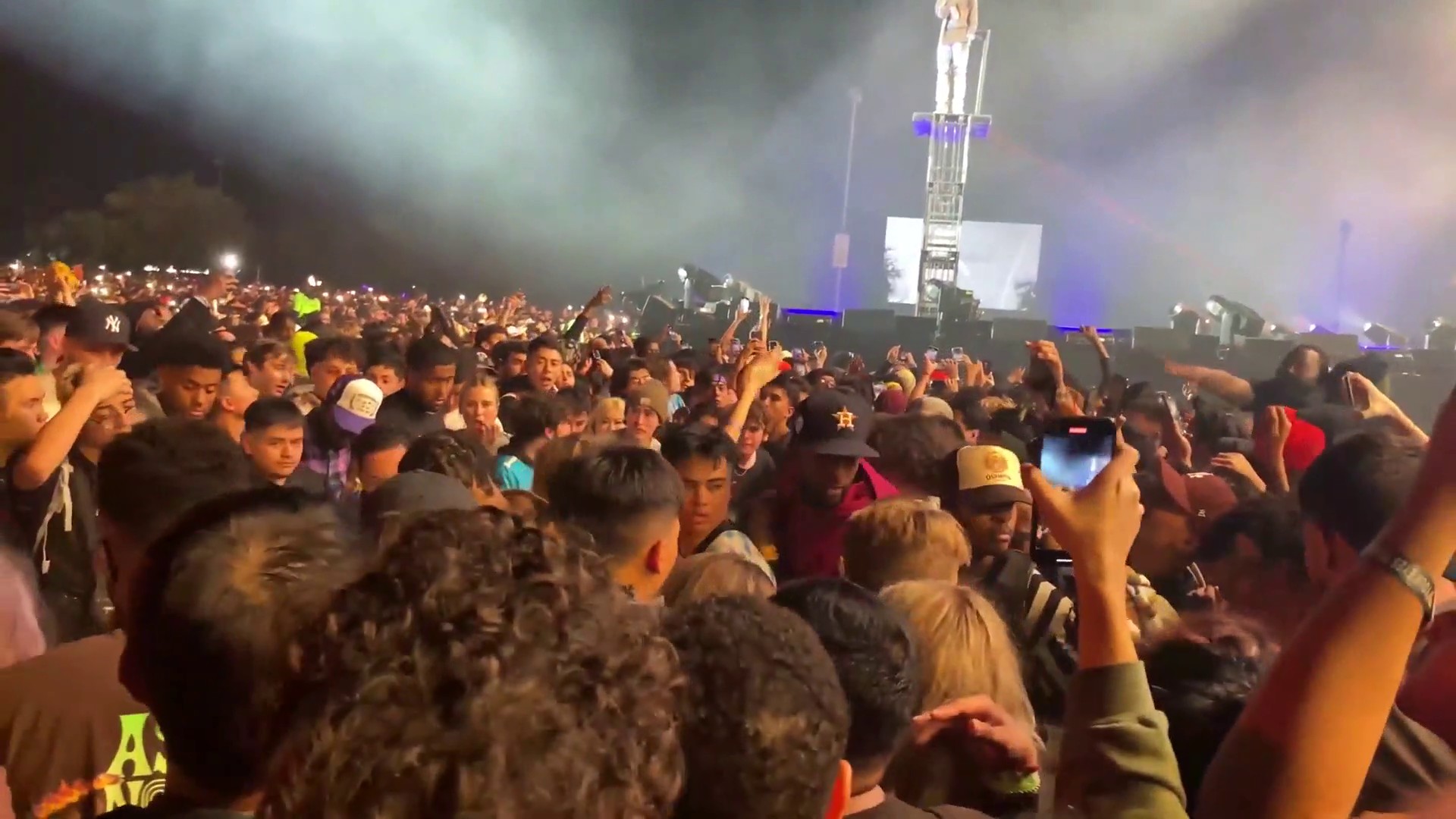 These videos show just how chaotic Astroworld was over the weekend